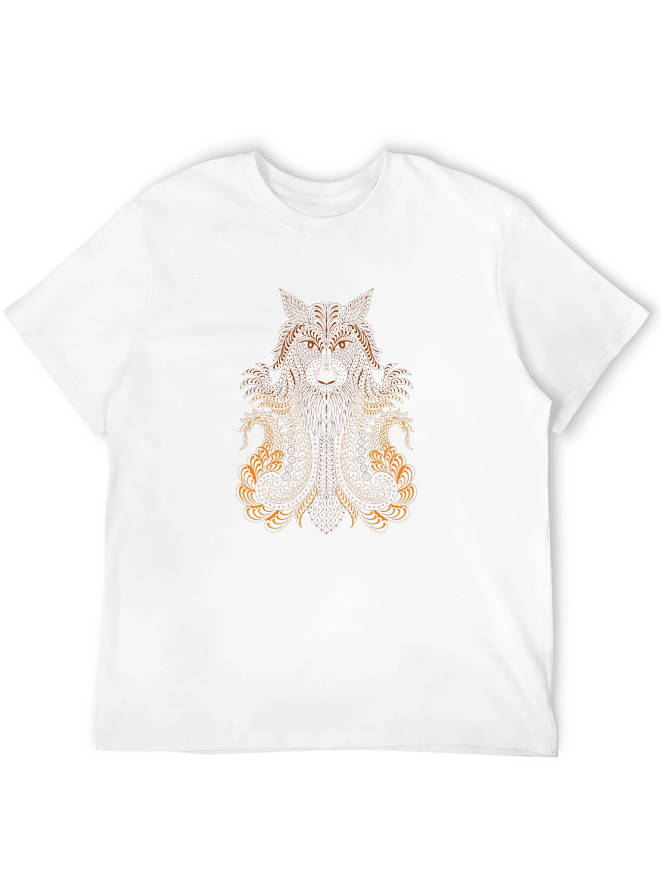 Graphic Print Mens T-Shirt - Black