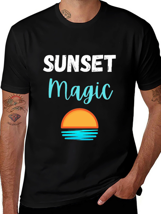 Sunset Magic Graphic Tee - Relaxed Fit