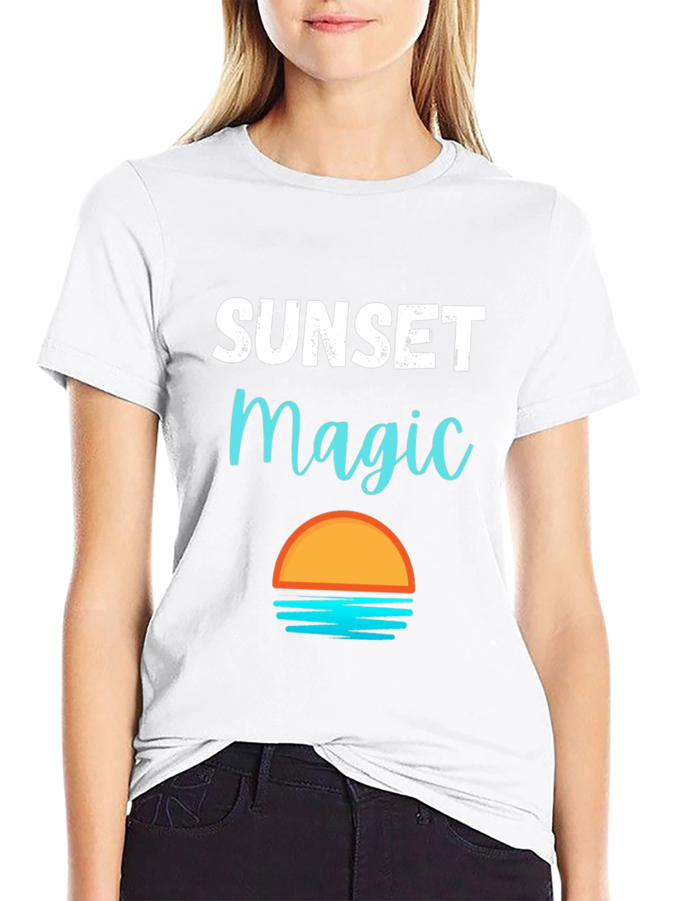 Sunset Magic Graphic Tee - Relaxed Fit