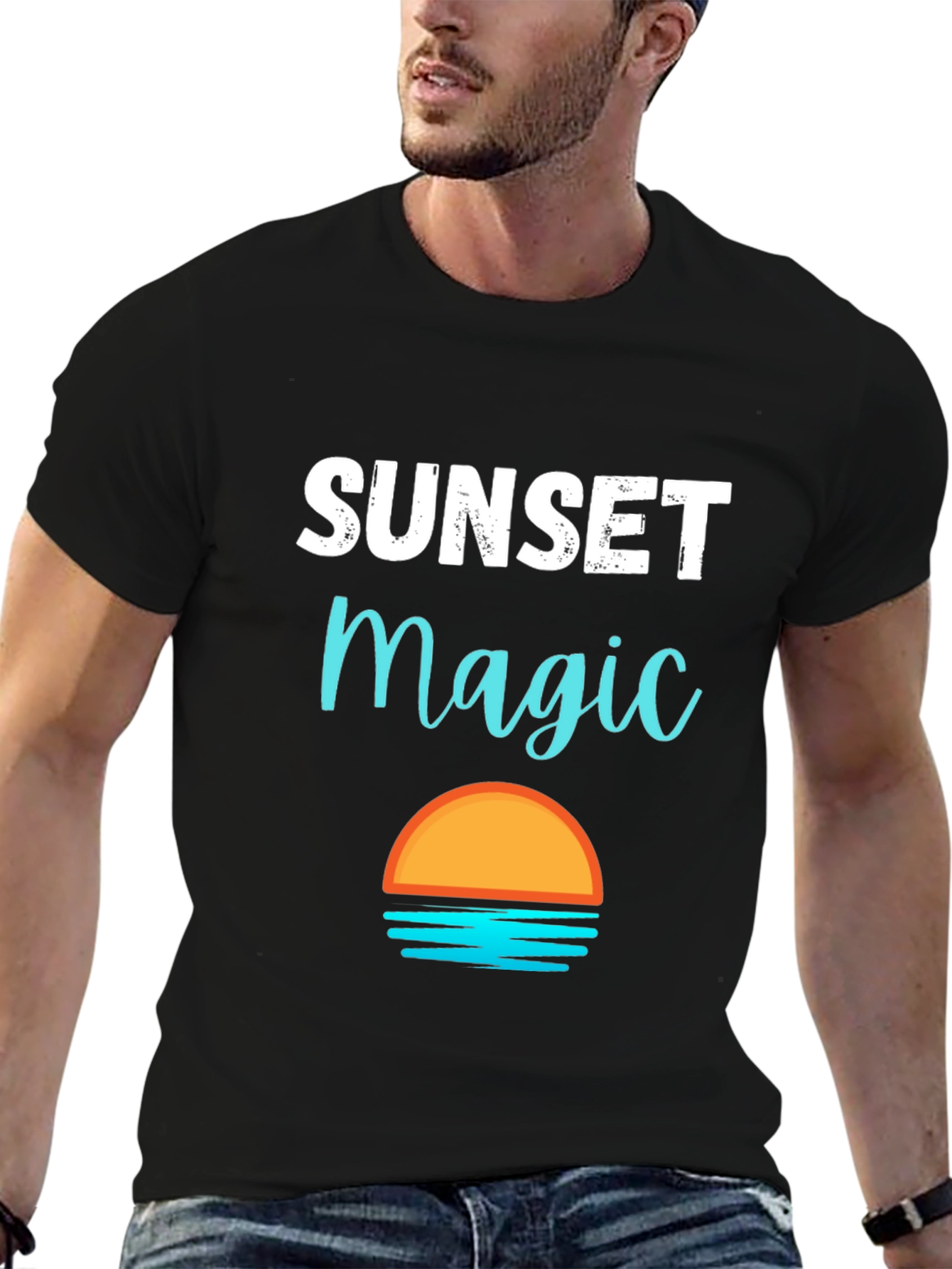 Sunset Magic Graphic Tee - Relaxed Fit