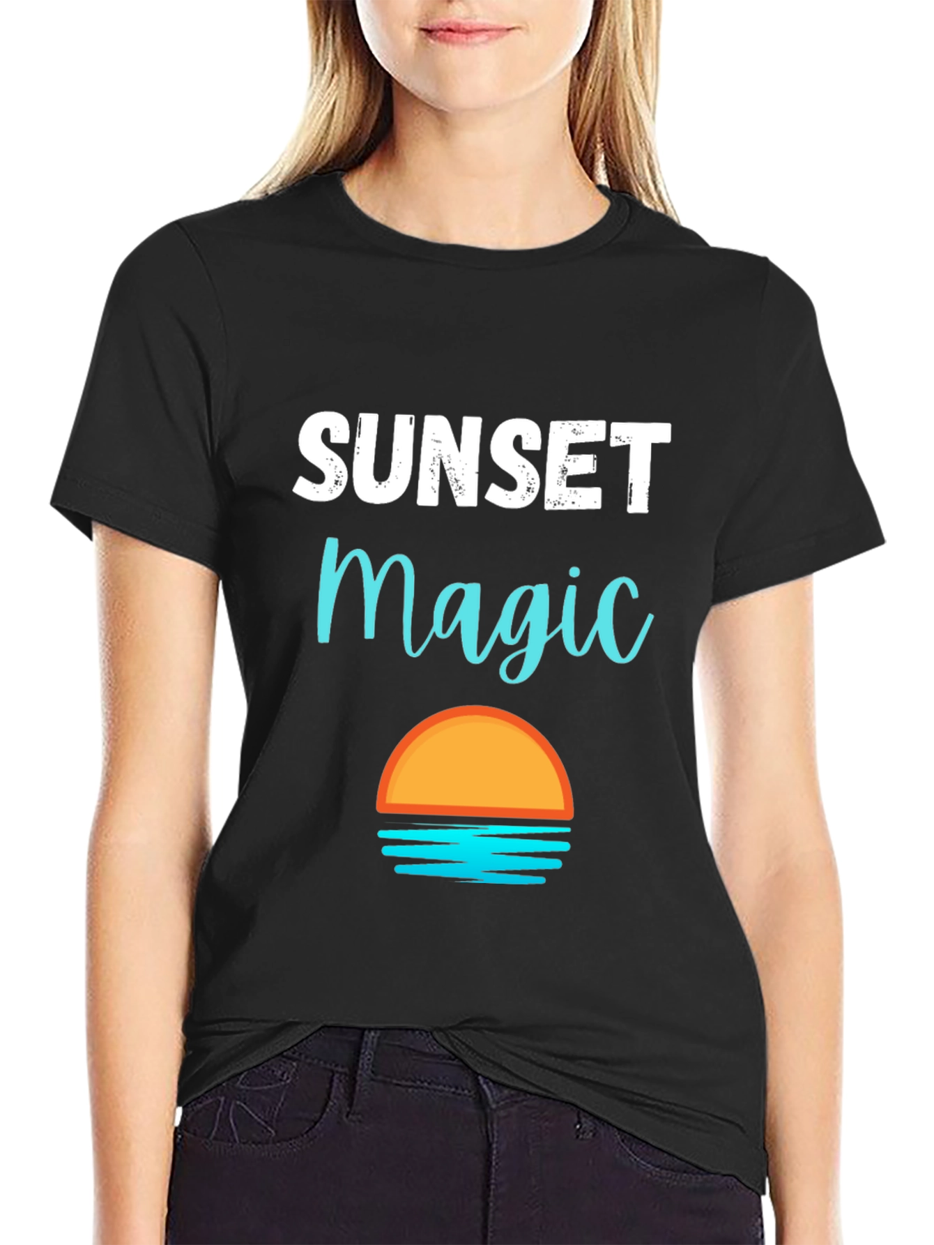Sunset Magic Graphic Tee - Relaxed Fit