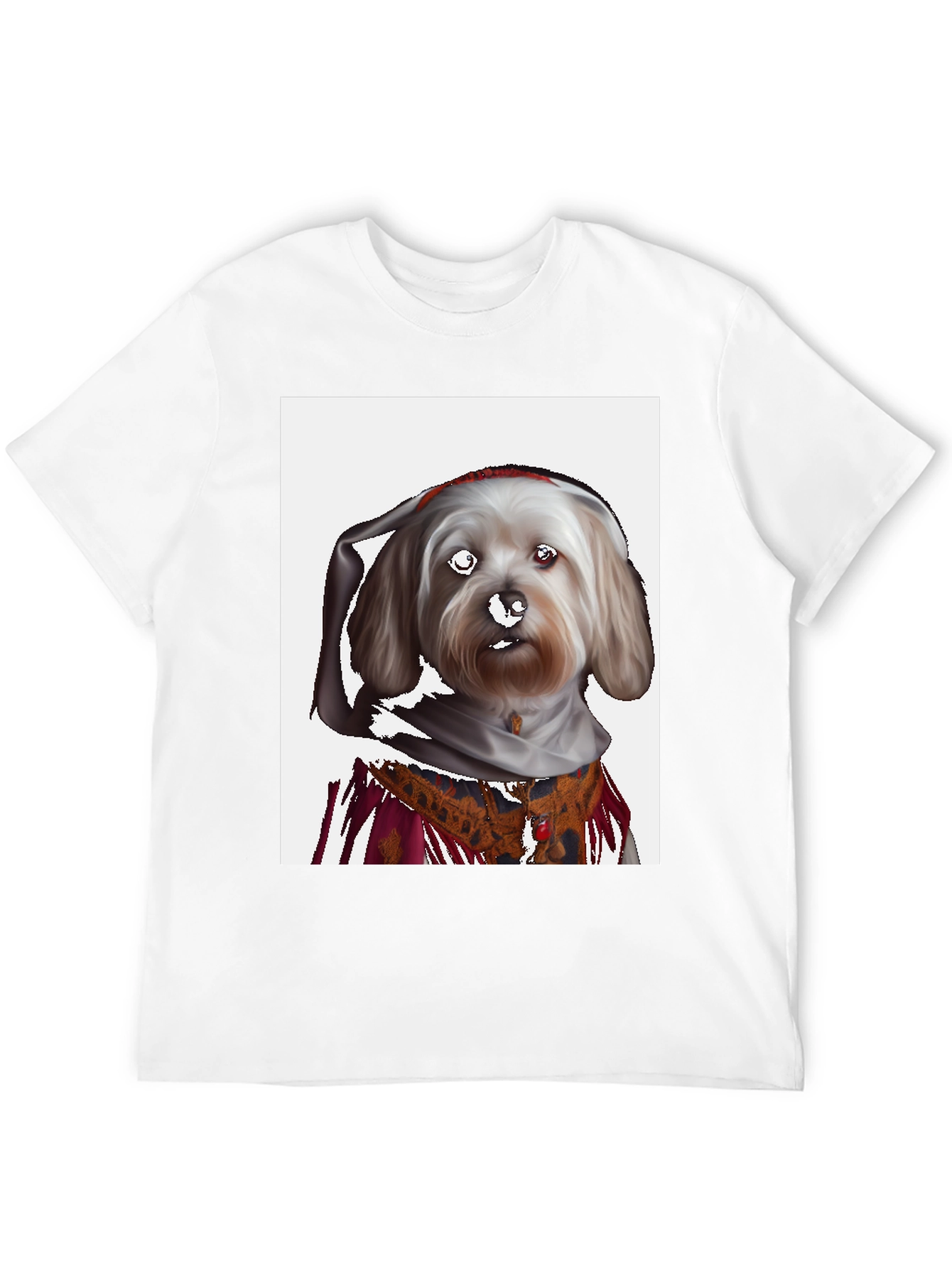 Dog Art T-Shirt - Funny Pet Portrait Tee