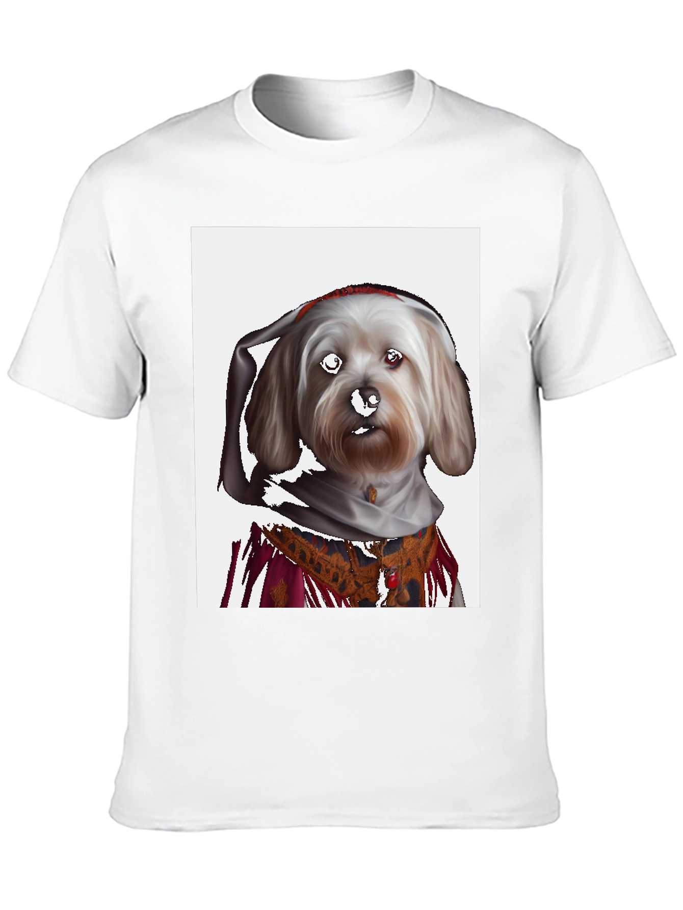 Dog Art T-Shirt - Funny Pet Portrait Tee