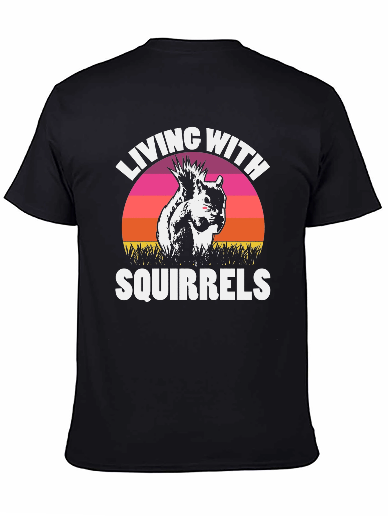 Living with Squirrels Graphic T-Shirt
