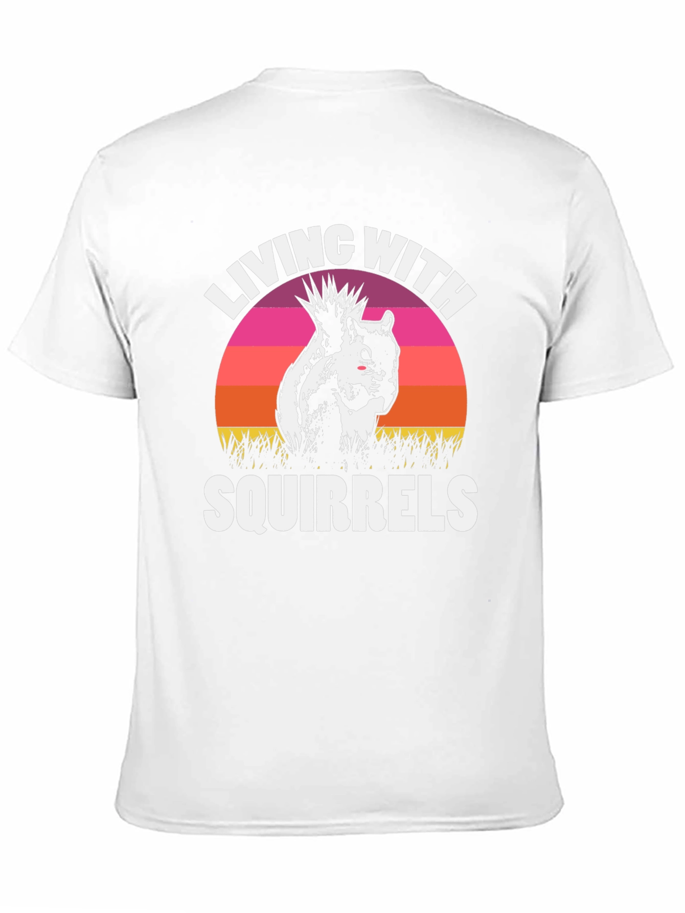 Living with Squirrels Graphic T-Shirt