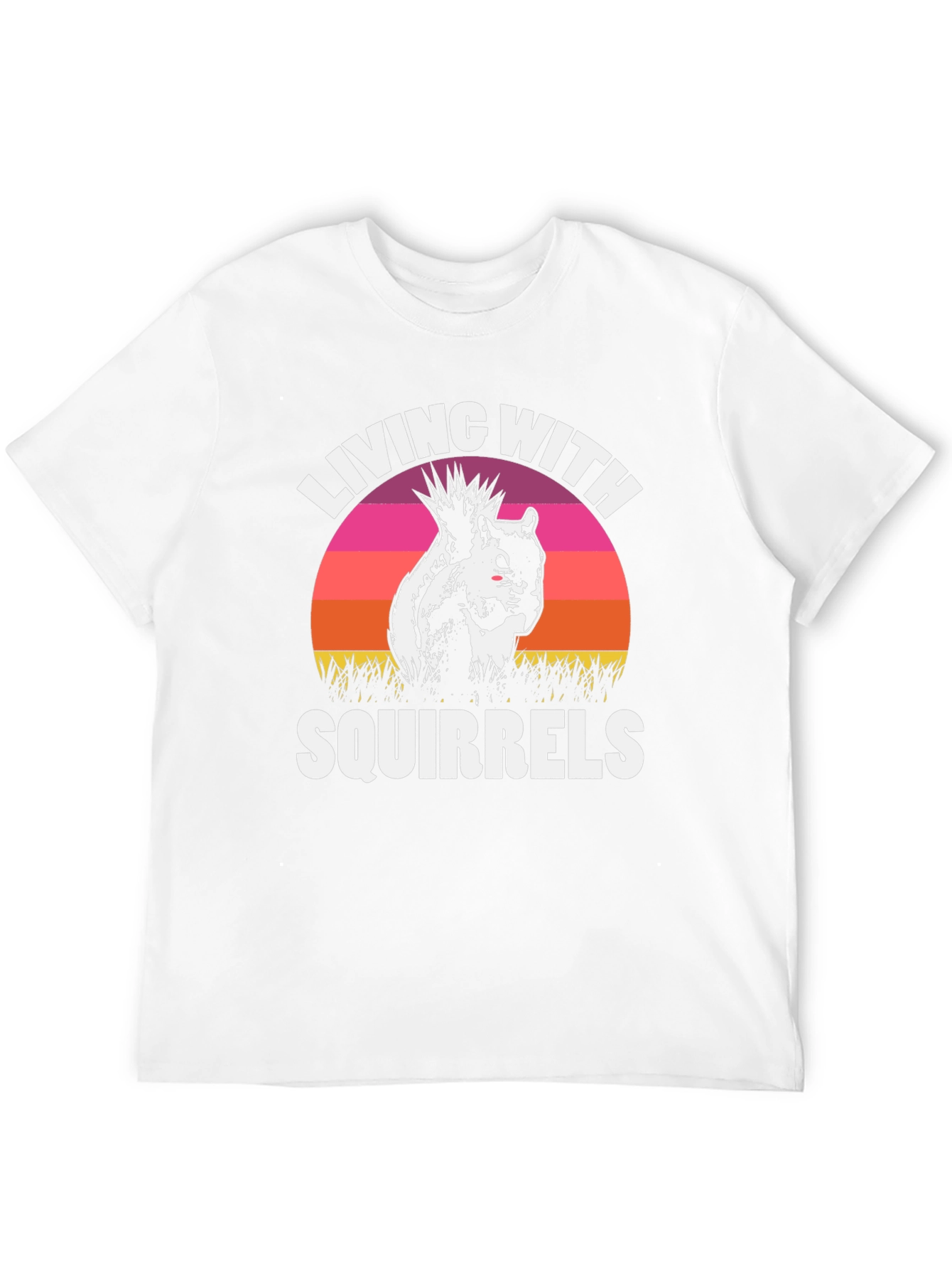 Living with Squirrels Graphic T-Shirt