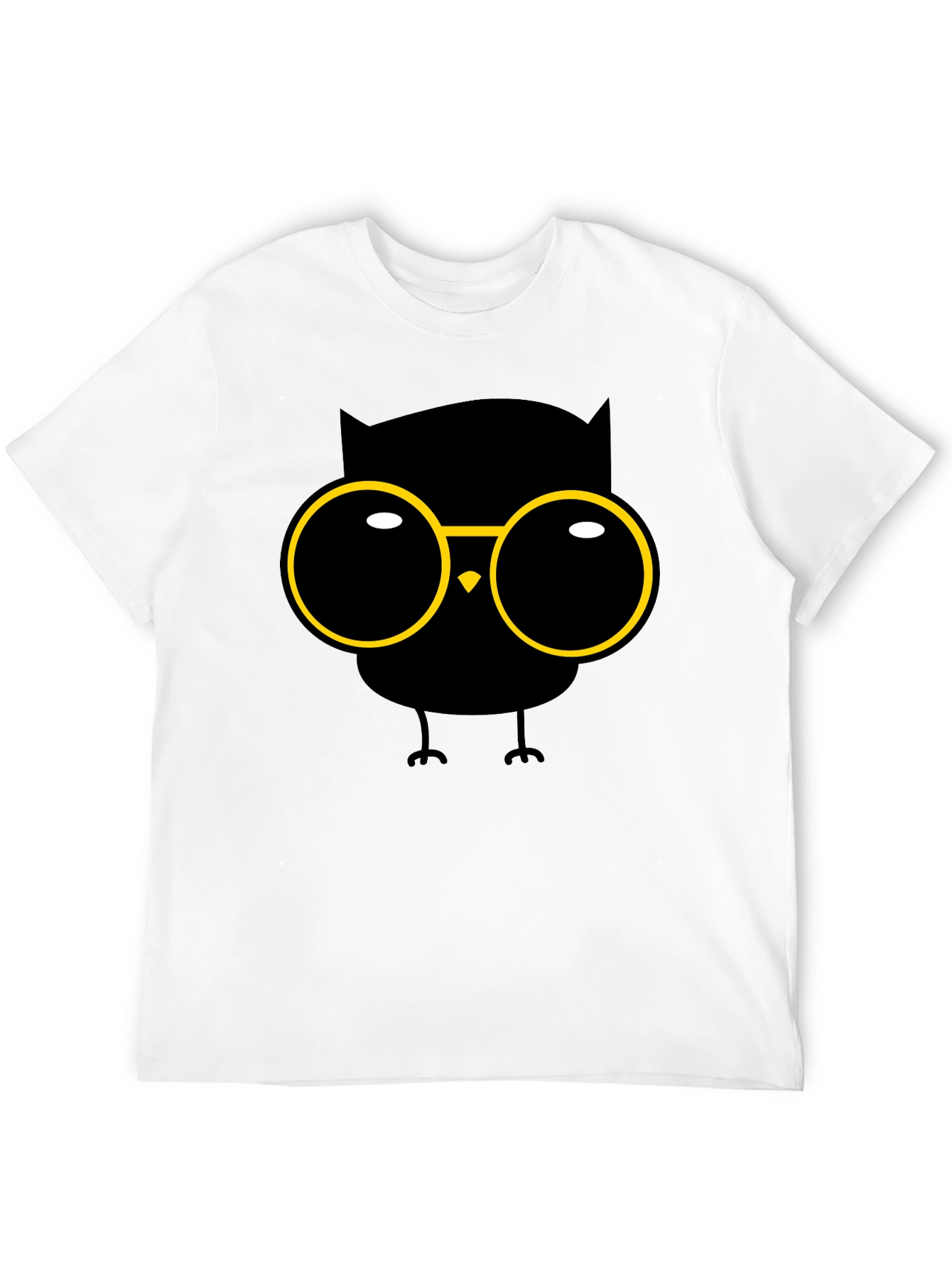 Owl with Glasses Graphic T-Shirt