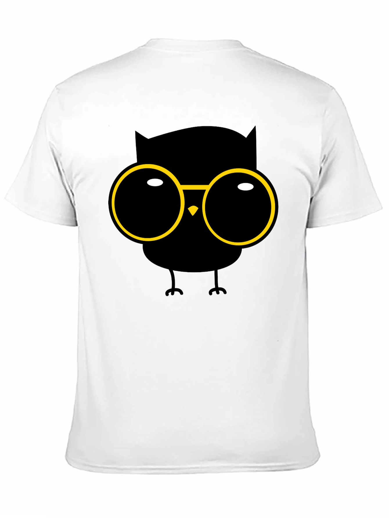 Owl with Glasses Graphic T-Shirt