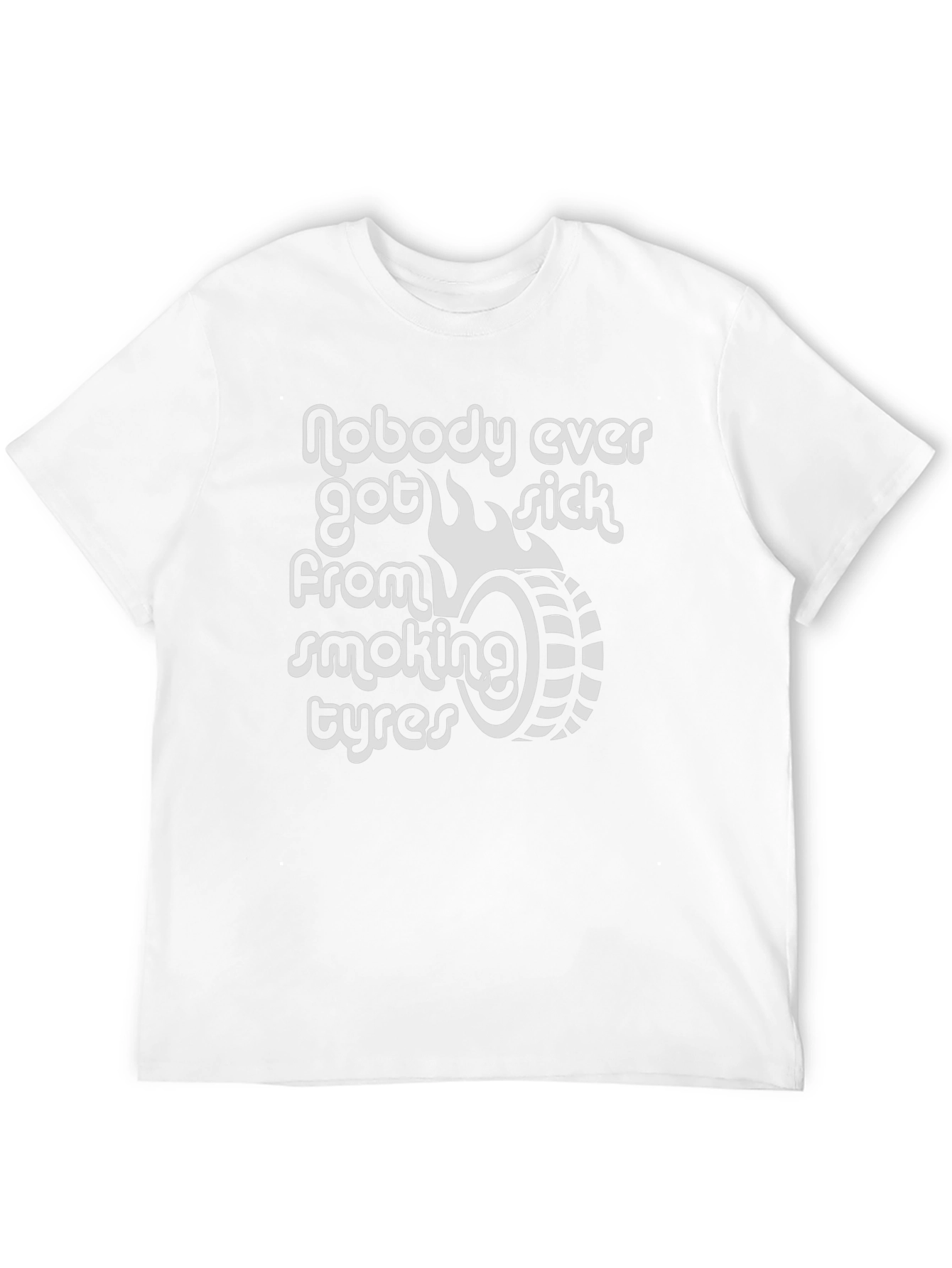 Smoking Tyres Graphic Tee - Burnout Car Culture