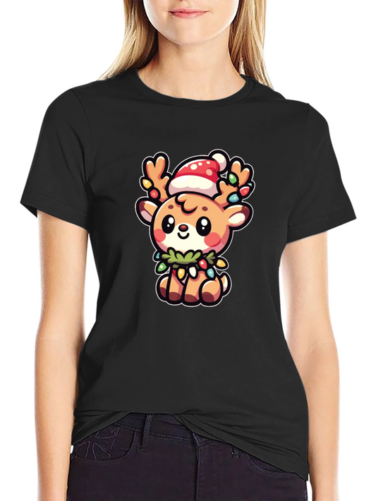 Cute Christmas Reindeer T-Shirt