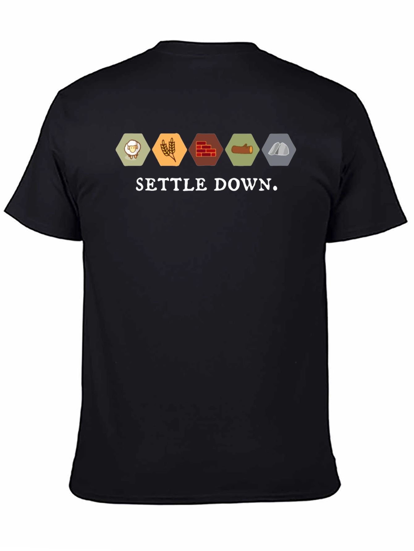 Settle Down Catan T-Shirt Board Game Tee