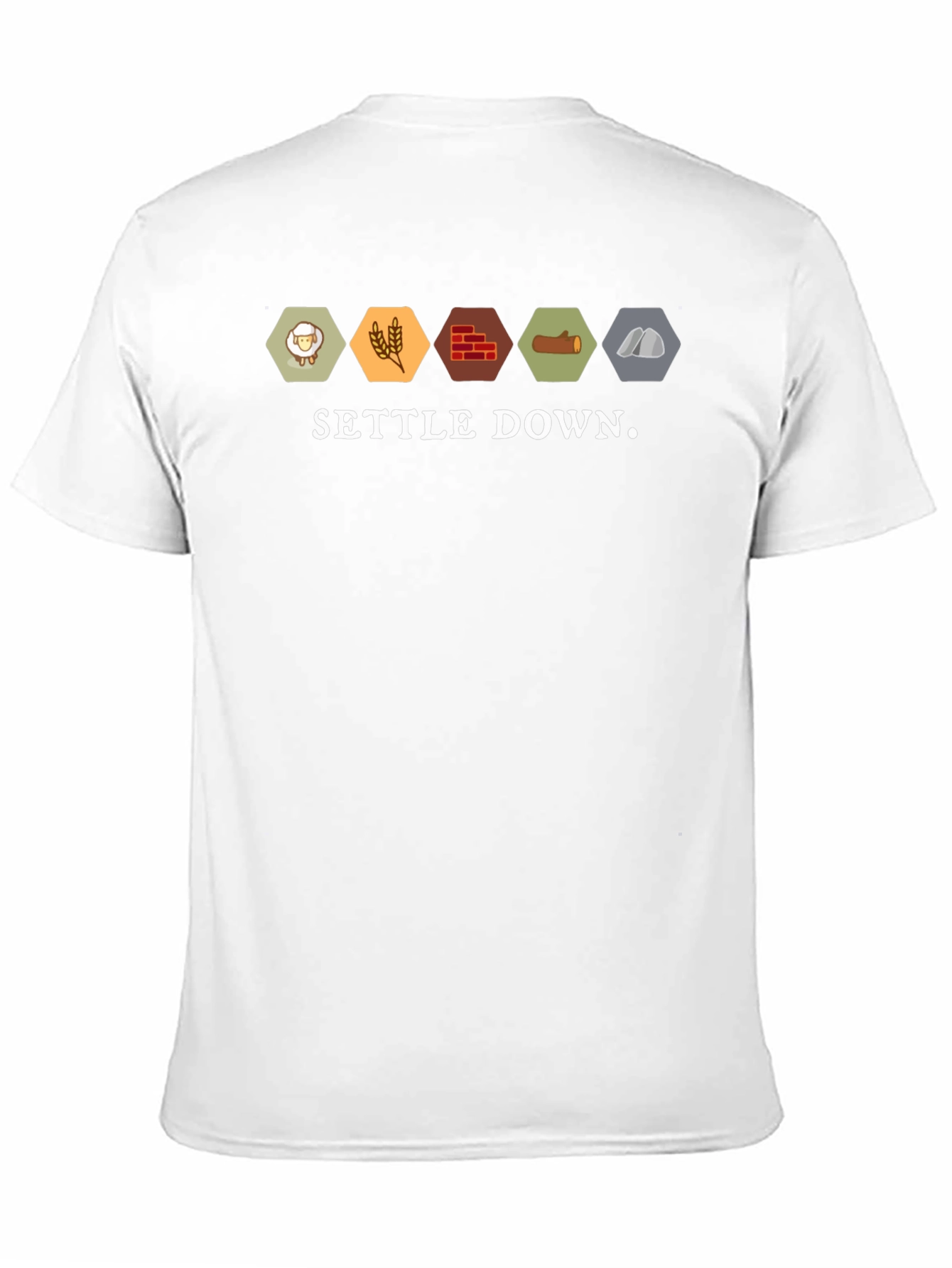 Settle Down Catan T-Shirt Board Game Tee