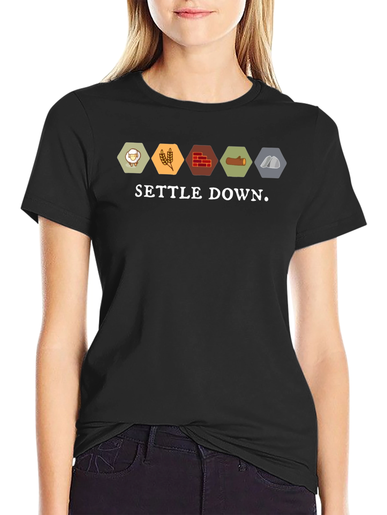 Settle Down Catan T-Shirt Board Game Tee