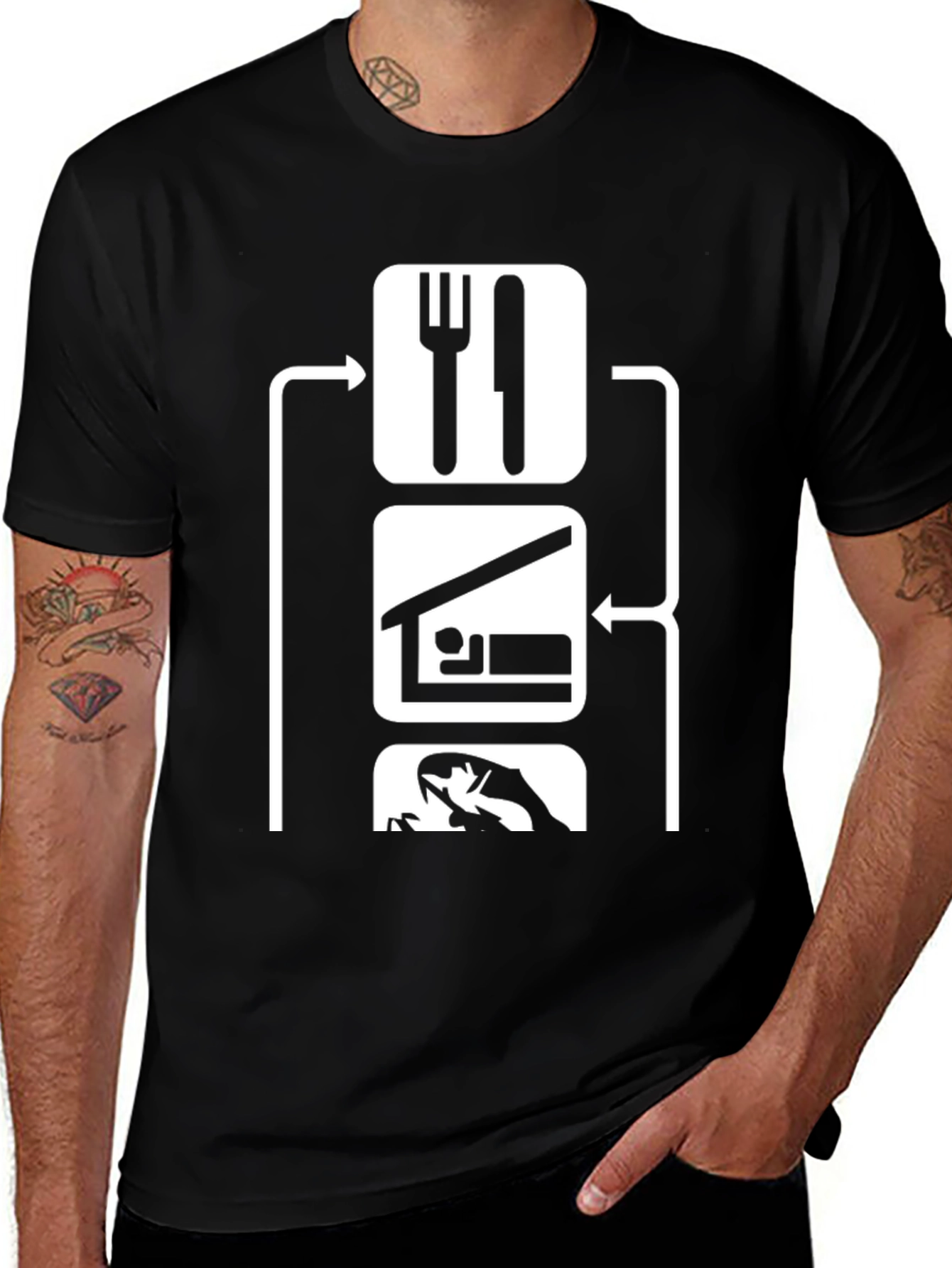 Eat Sleep Repeat T-Shirt