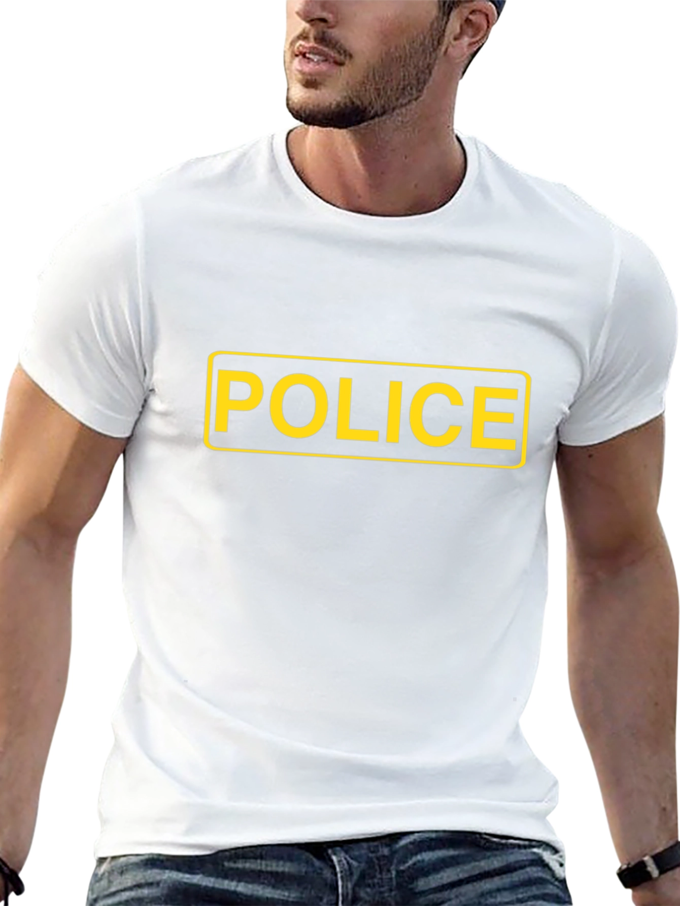 Police Graphic T-Shirt - Bold & Classic Design