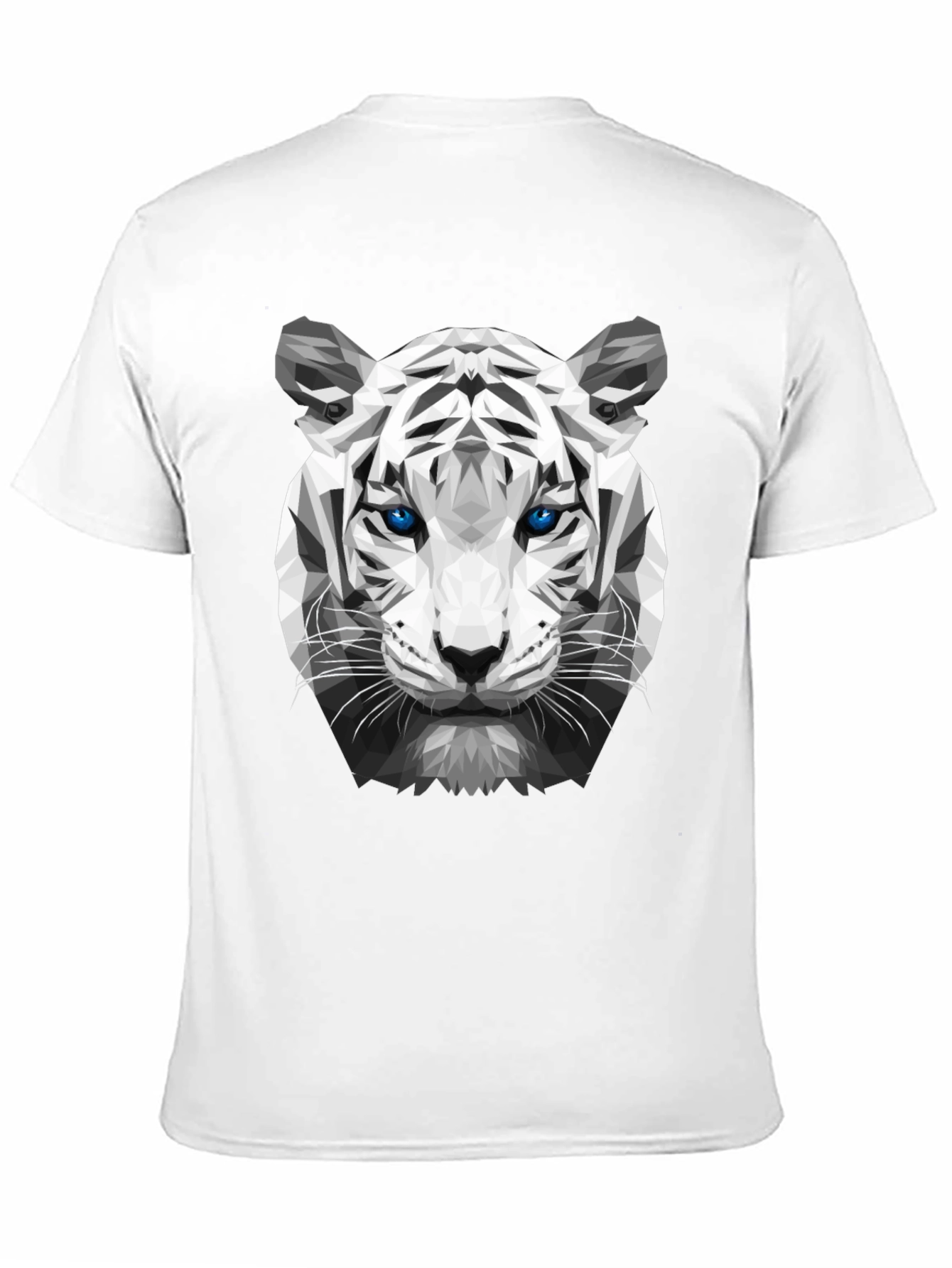 Geometric Tiger Graphic Tee - Unique Streetwear