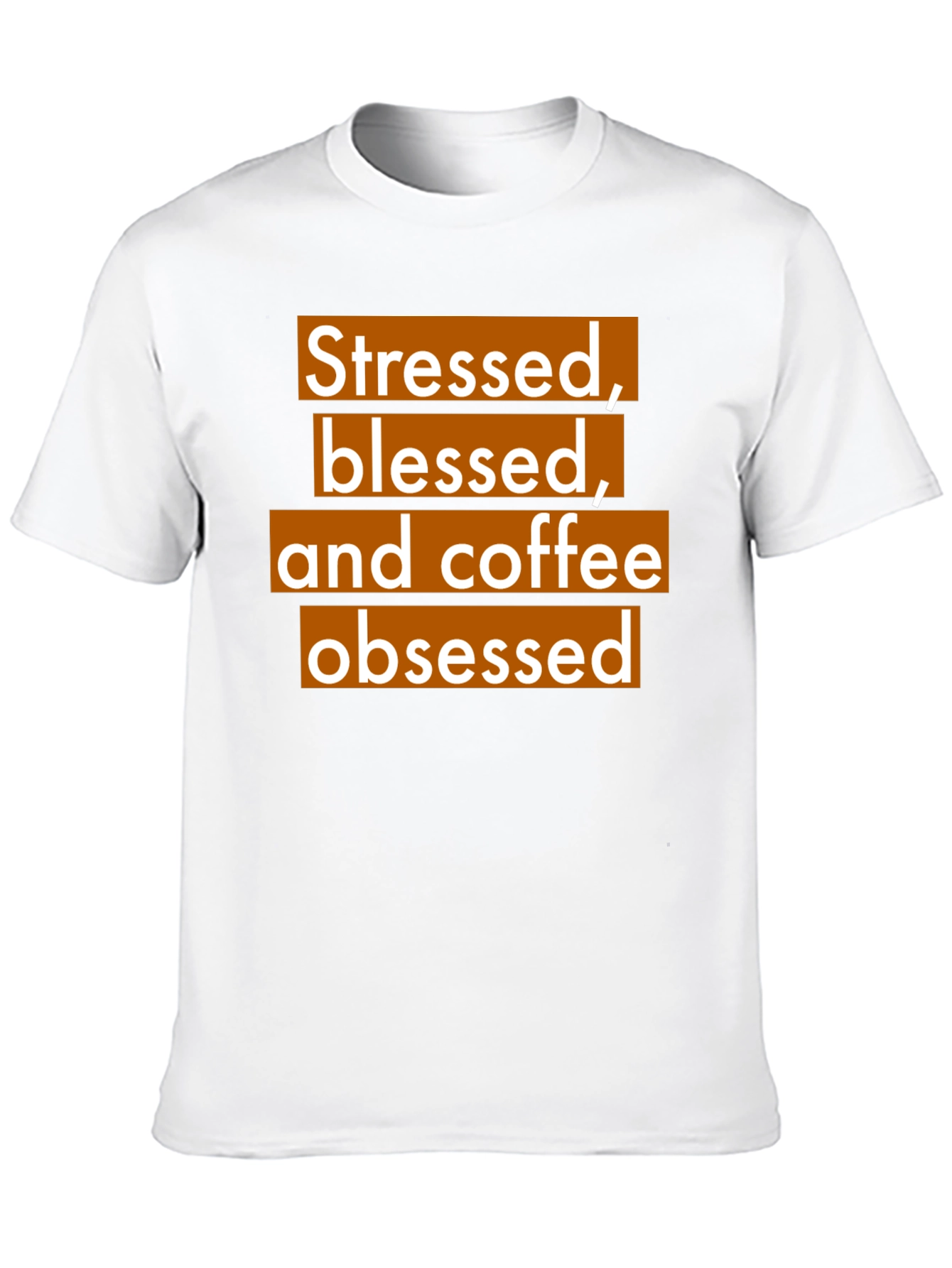 Stressed Blessed & Coffee Obsessed Graphic Tee