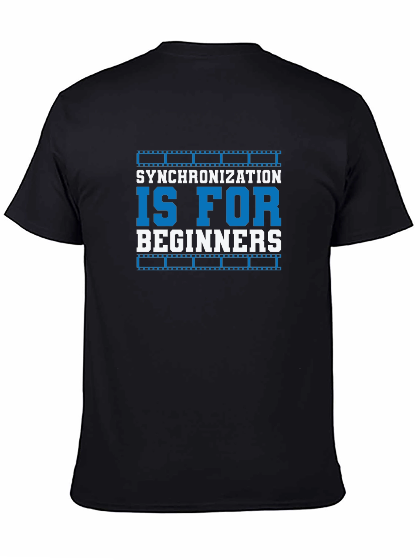 Synchronization Is For Beginners Black T-Shirt