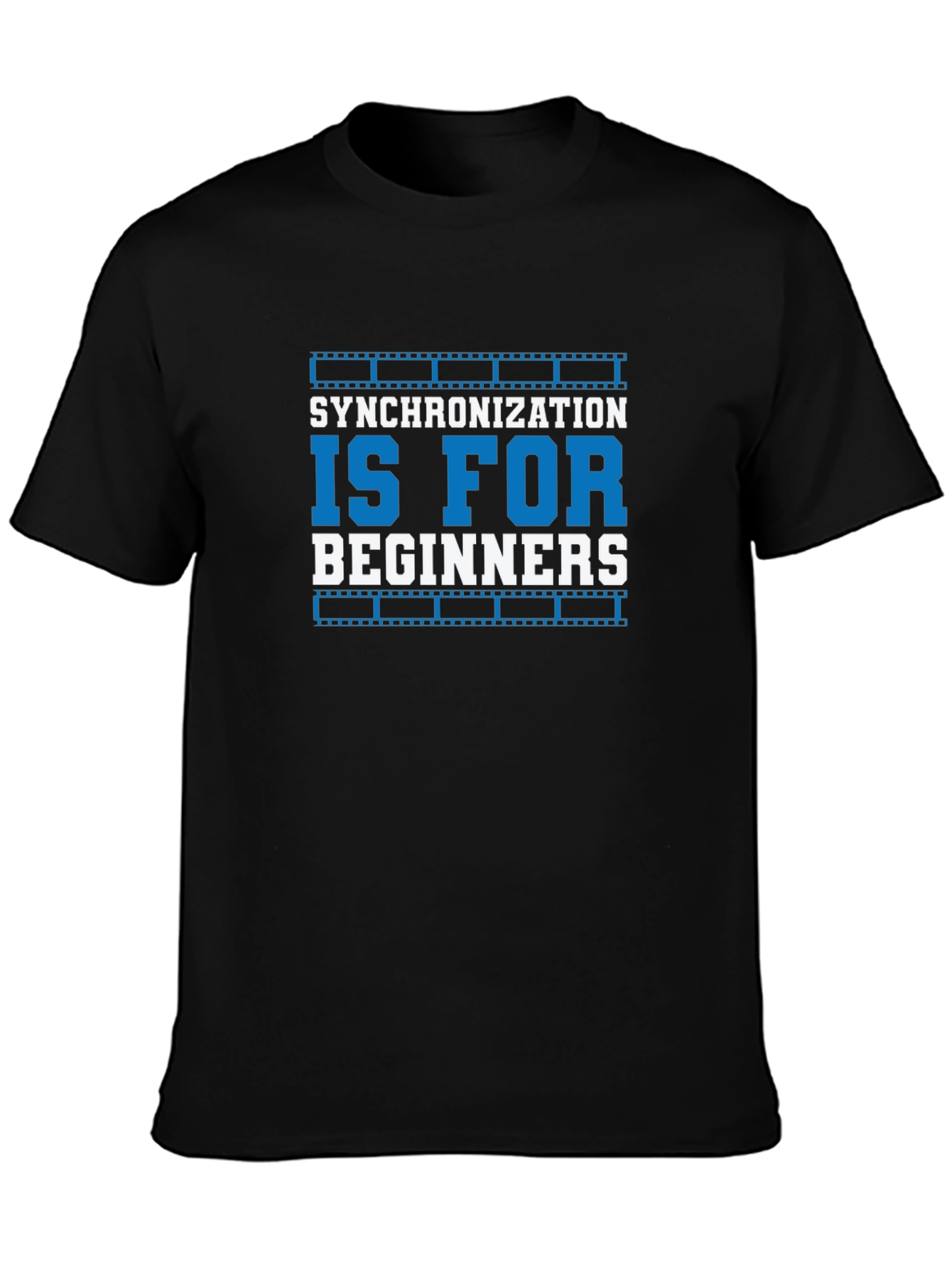 Synchronization Is For Beginners Black T-Shirt