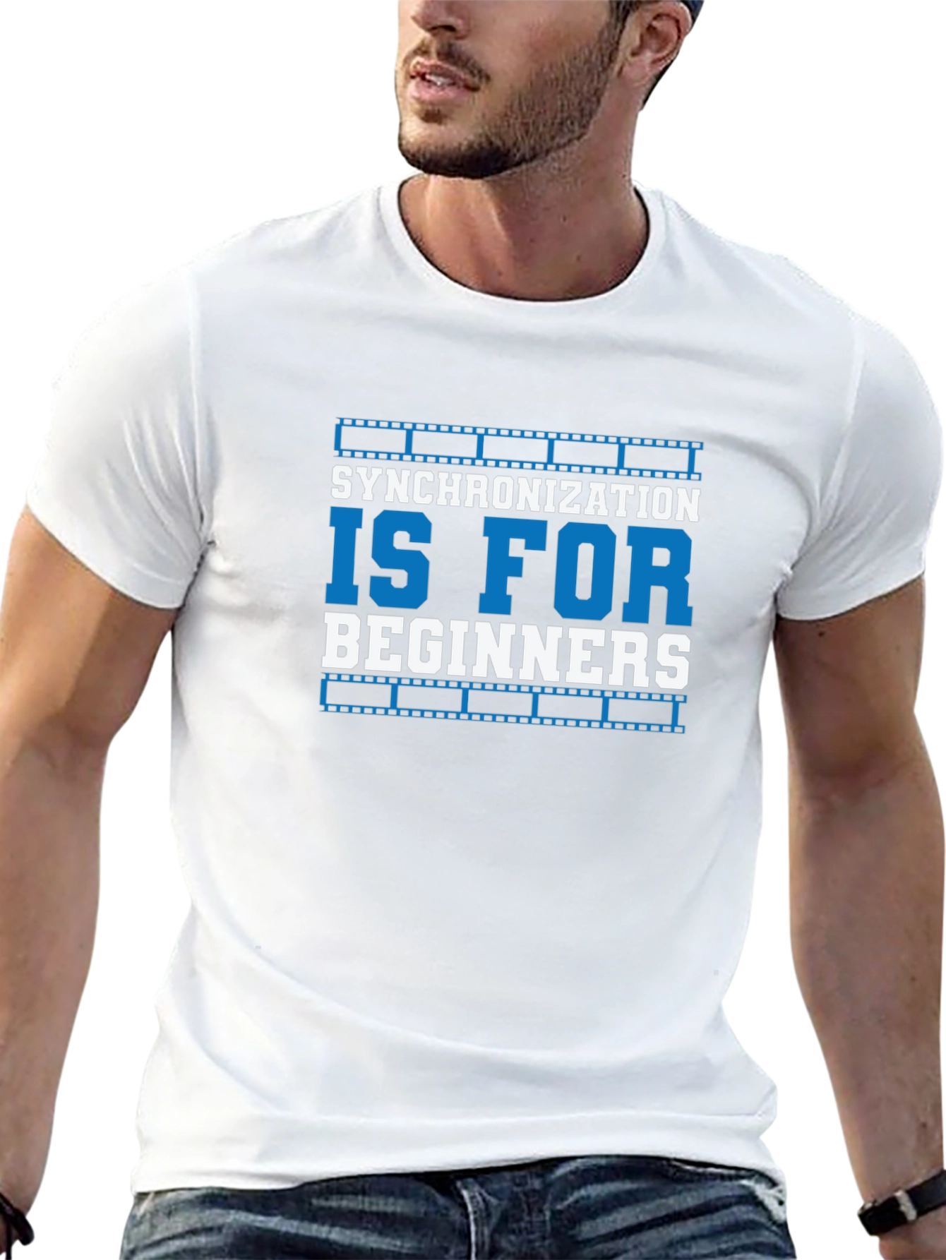 Synchronization Is For Beginners Black T-Shirt