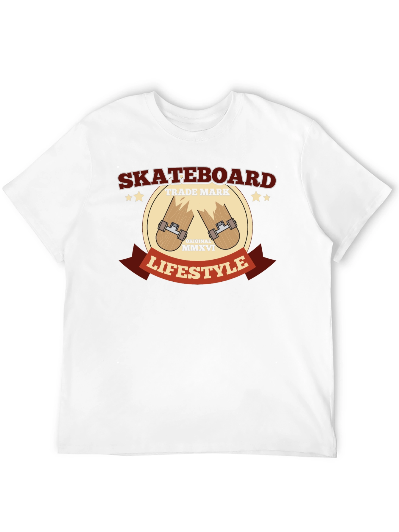 Skateboard Lifestyle Black T-Shirt