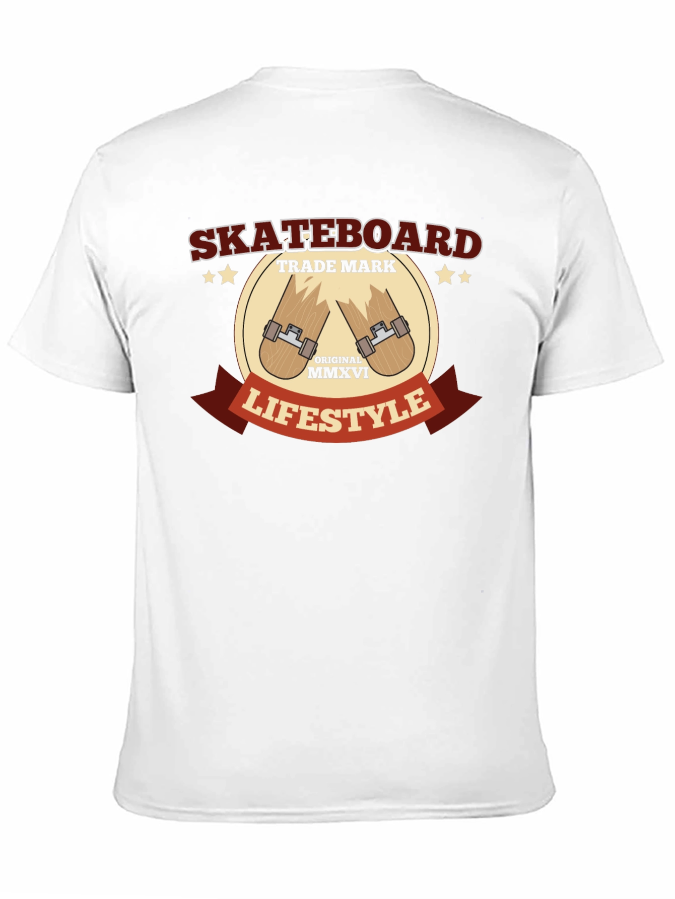 Skateboard Lifestyle Black T-Shirt