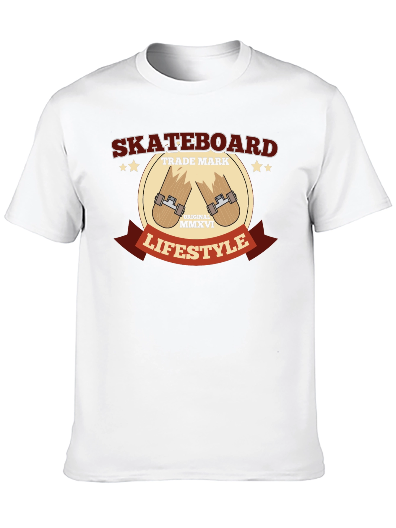 Skateboard Lifestyle Black T-Shirt