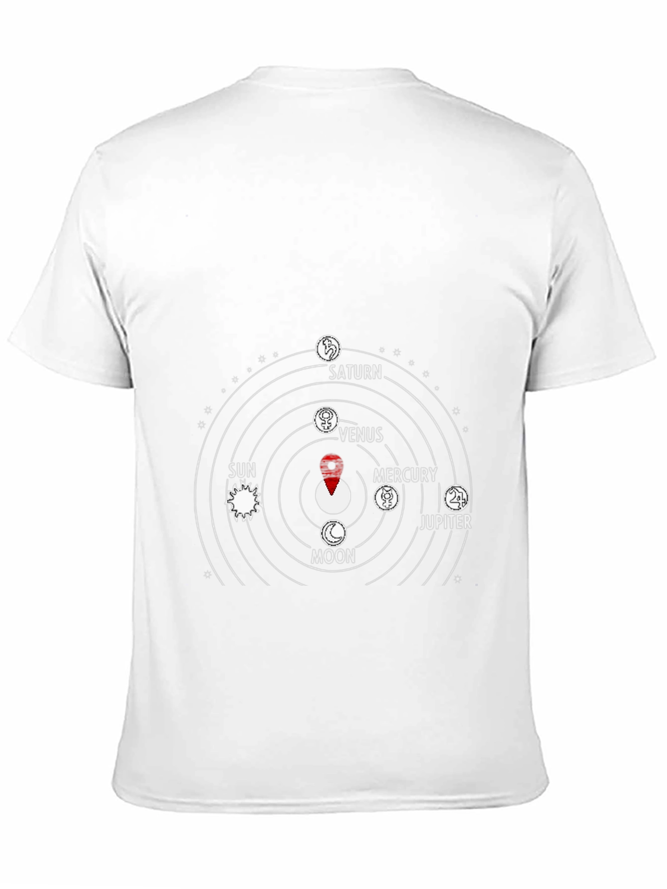 Planetary System Graphic Tee - Black