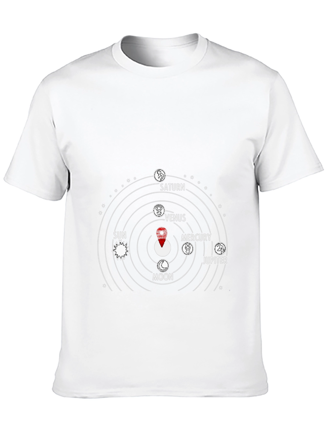 Planetary System Graphic Tee - Black