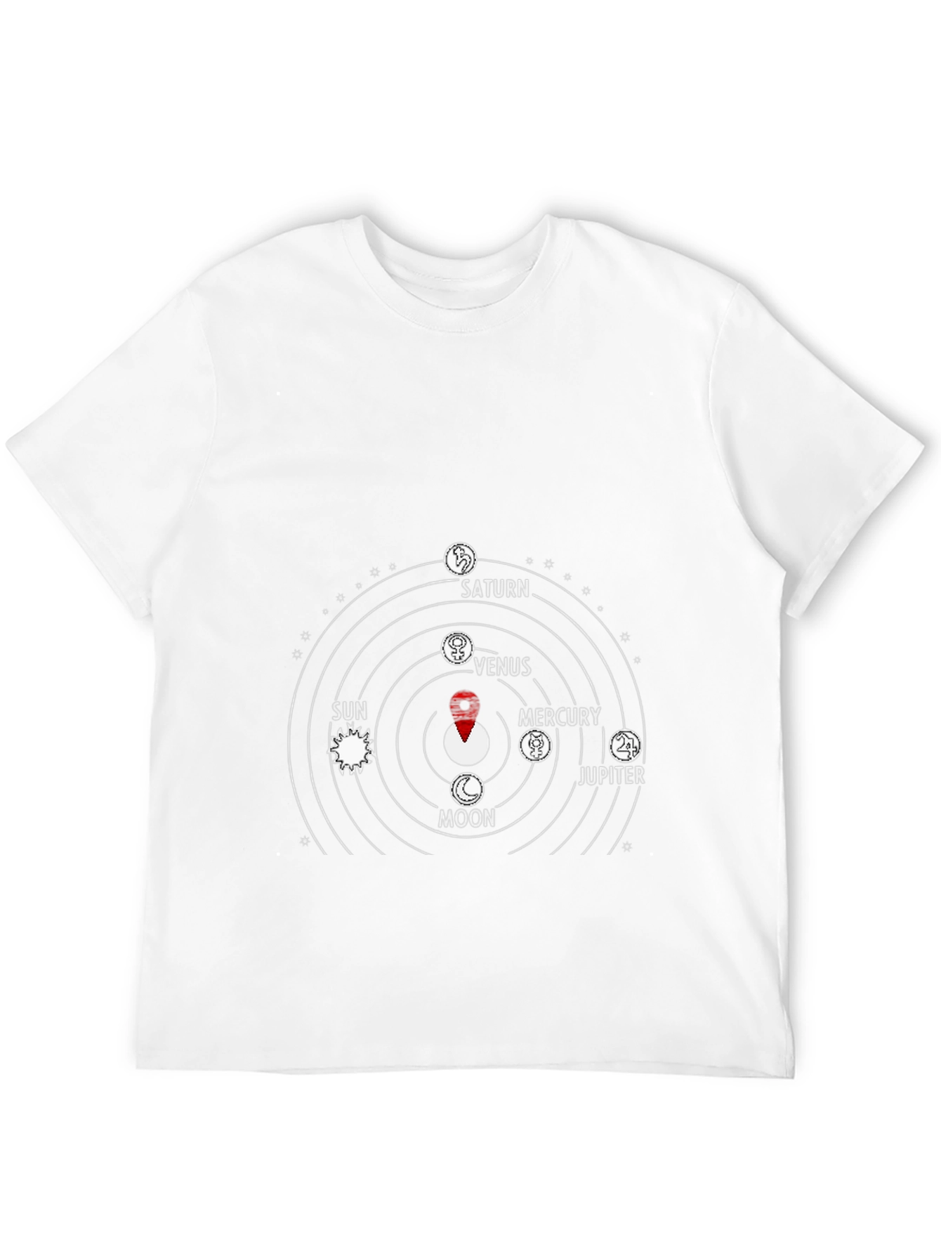 Planetary System Graphic Tee - Black