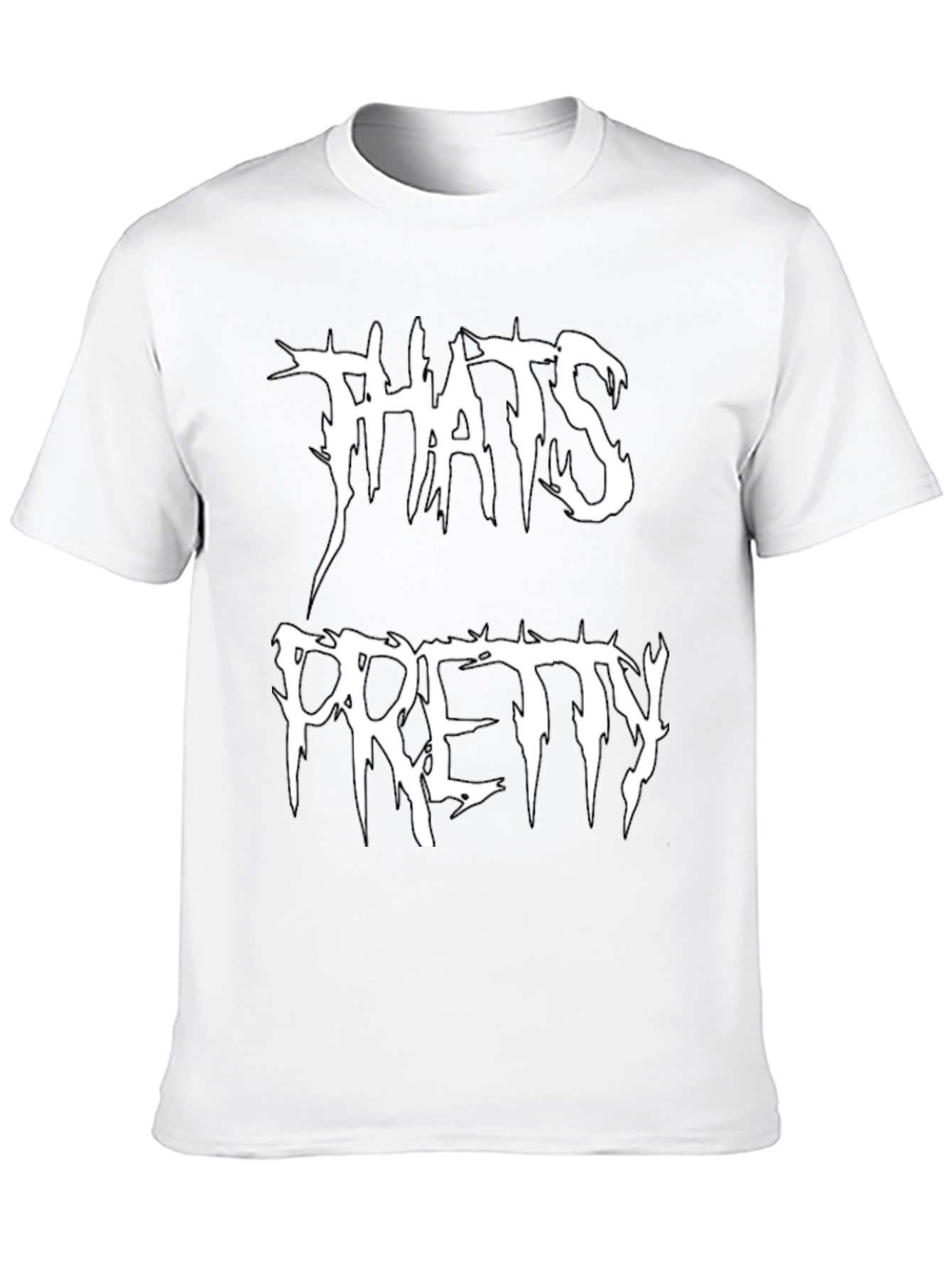 Thats Pretty T-Shirt - Black Graphic Tee