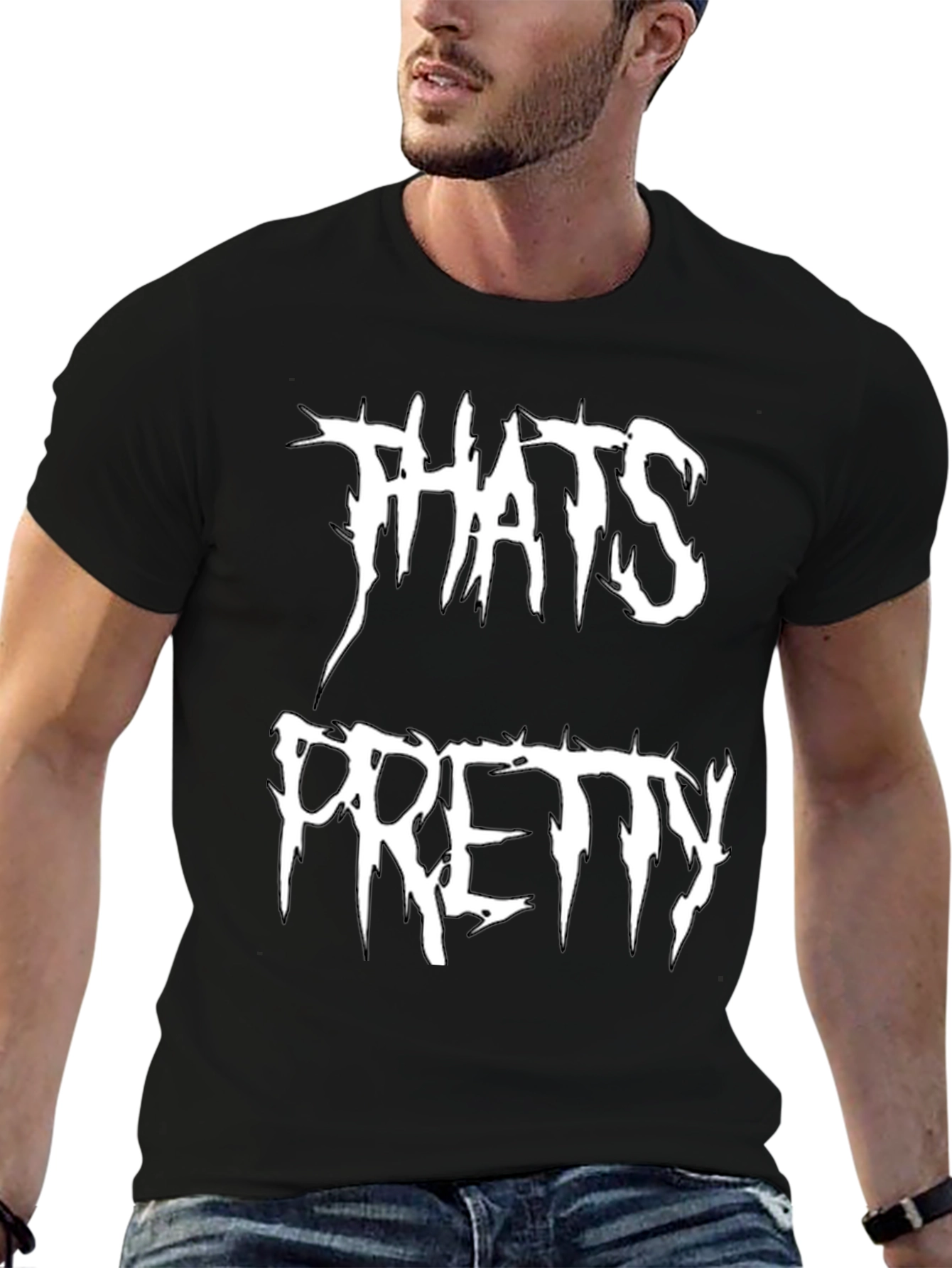Thats Pretty T-Shirt - Black Graphic Tee