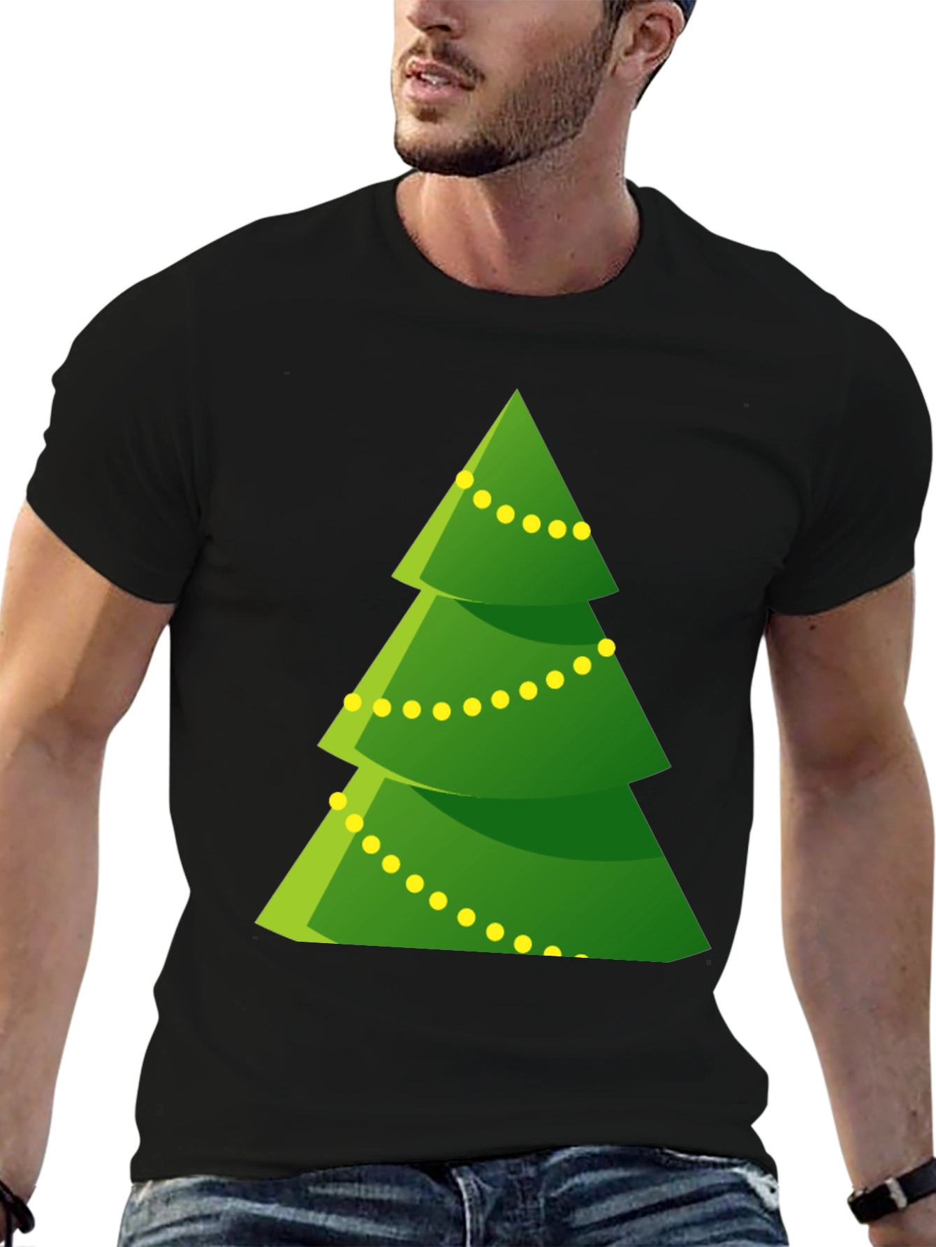Festive Christmas Tree Graphic Tee - Holiday Cheer!