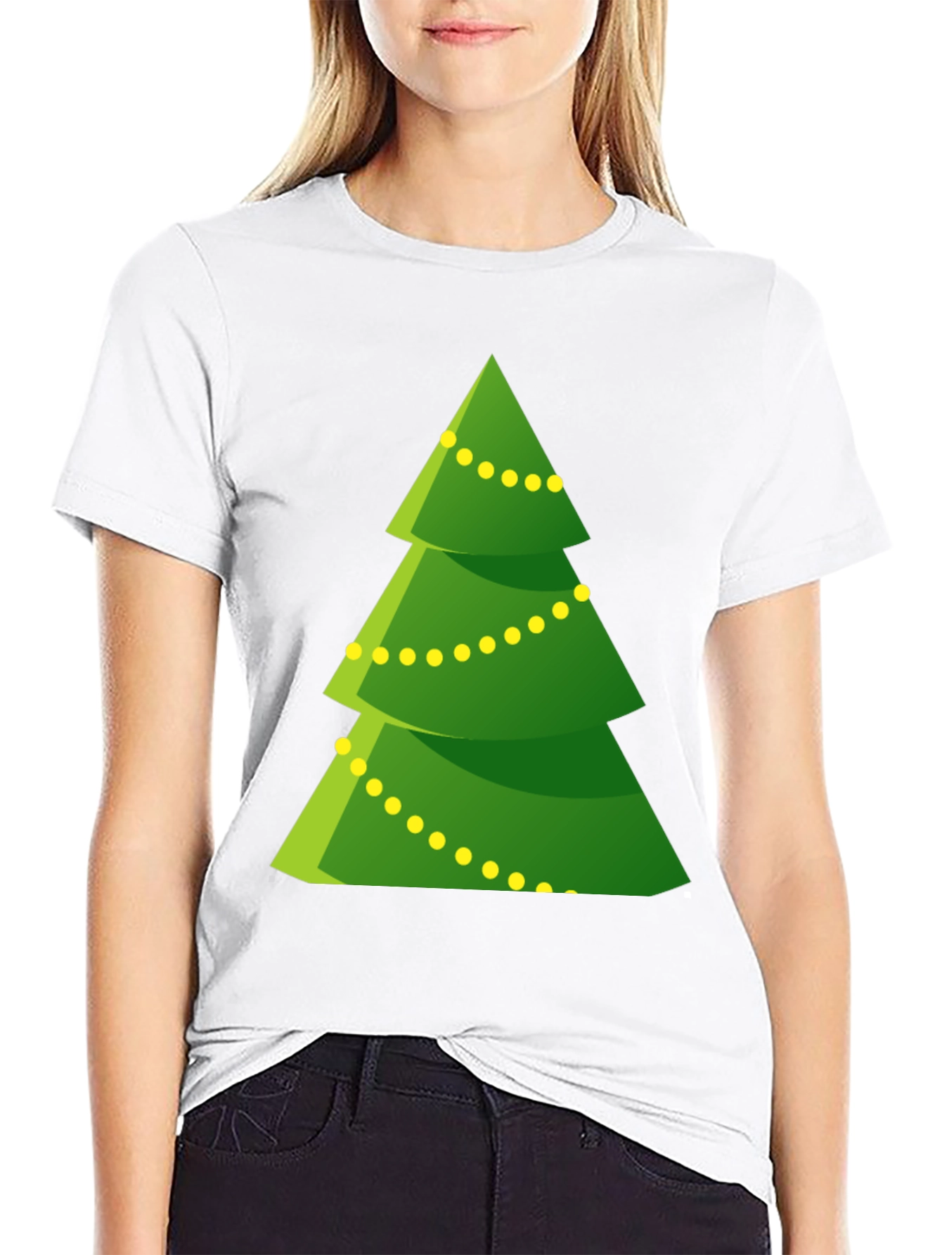Festive Christmas Tree Graphic Tee - Holiday Cheer!