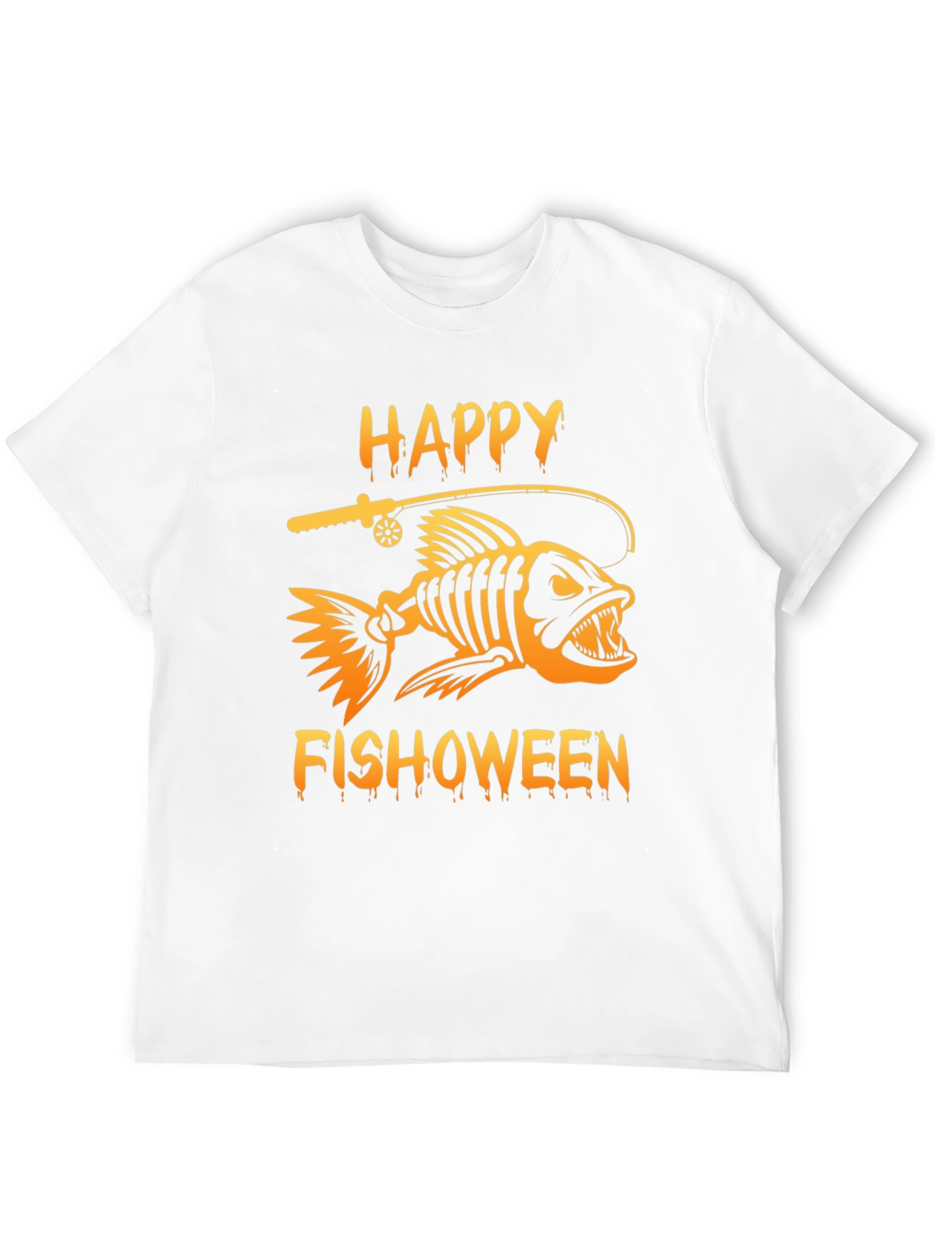Happy Fishoween Black Graphic Tee