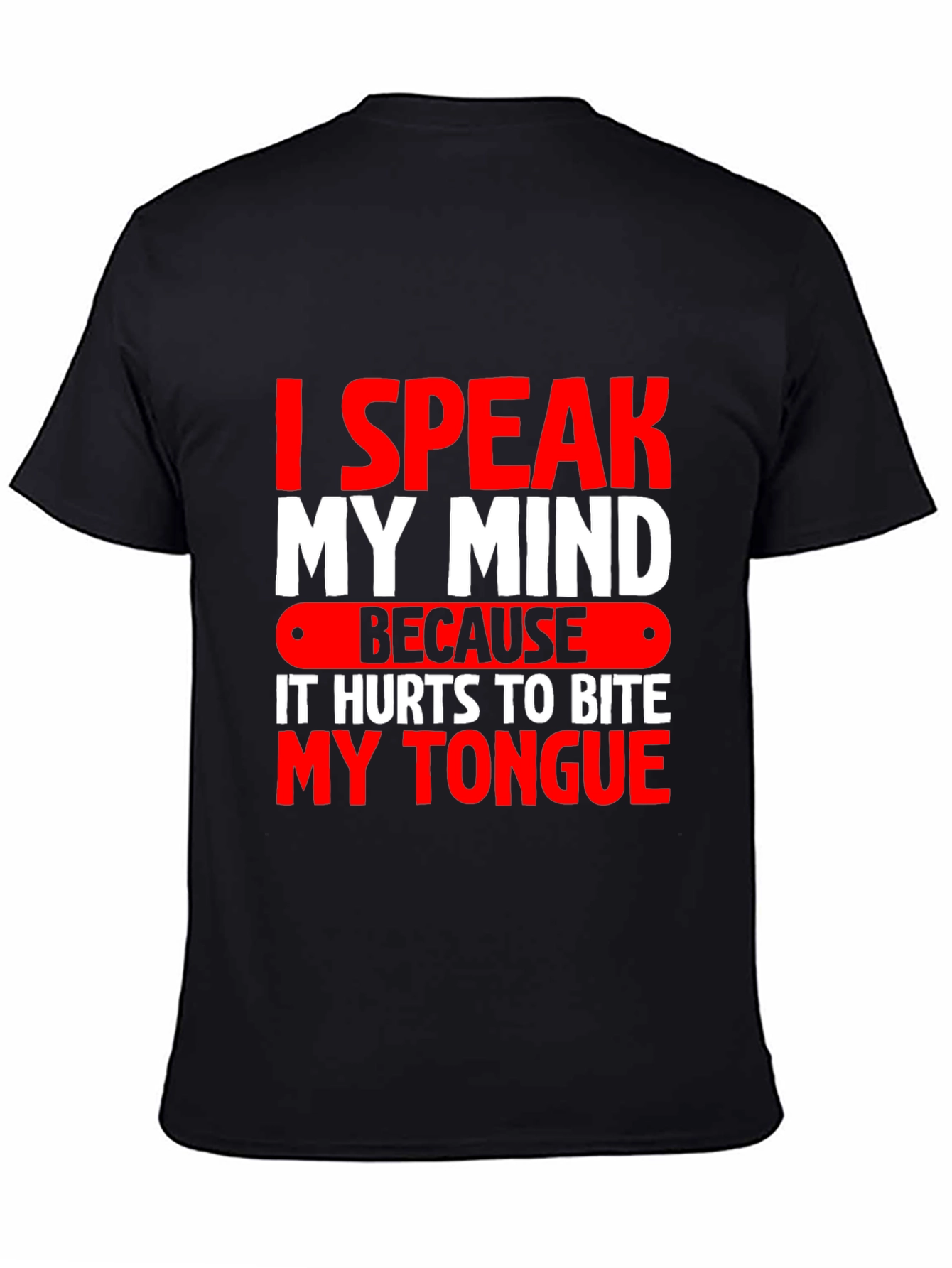 Speak My Mind Graphic Tee - Black
