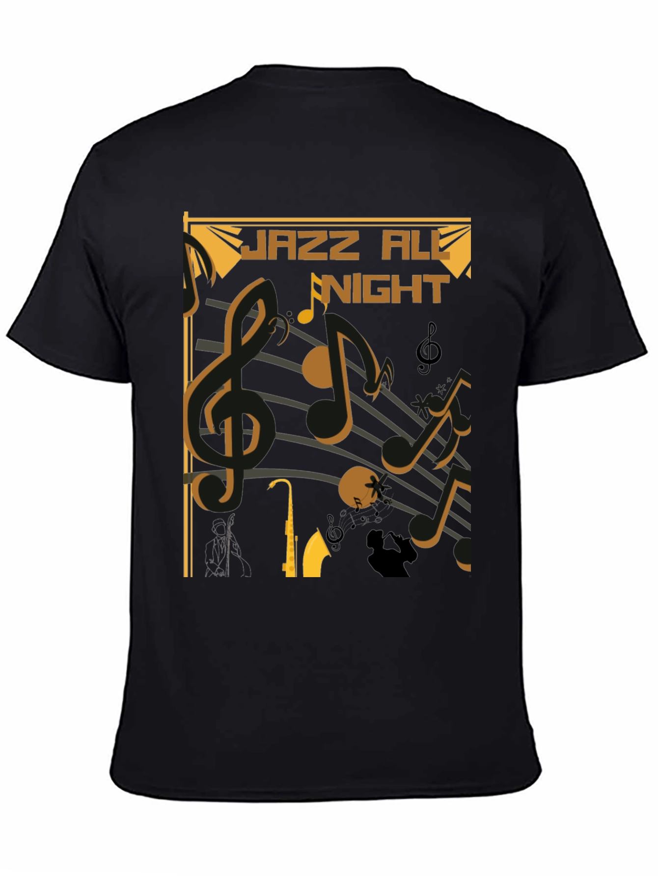 Jazz All Night Graphic T-Shirt