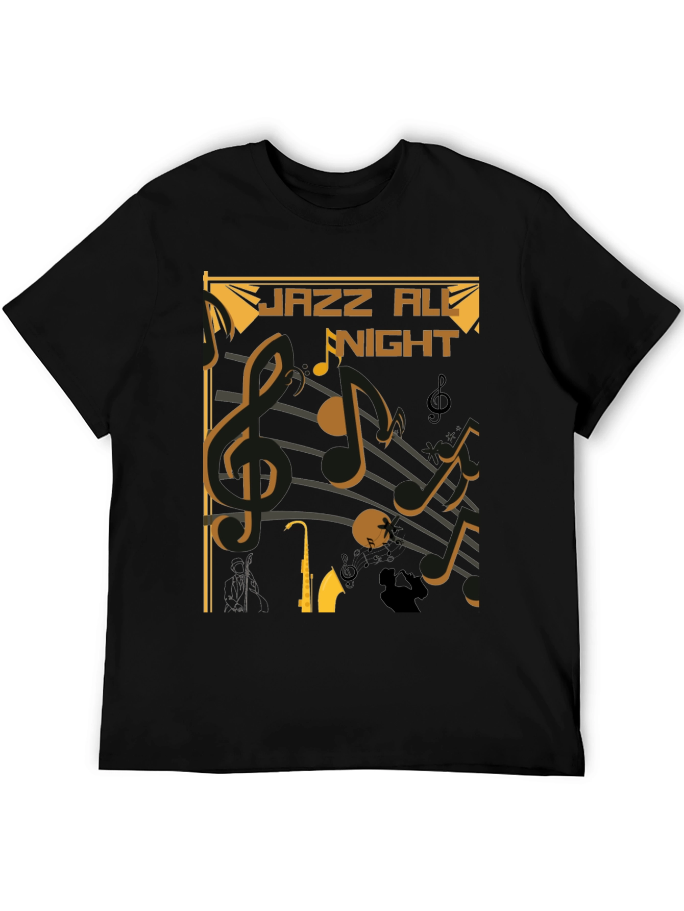 Jazz All Night Graphic T-Shirt