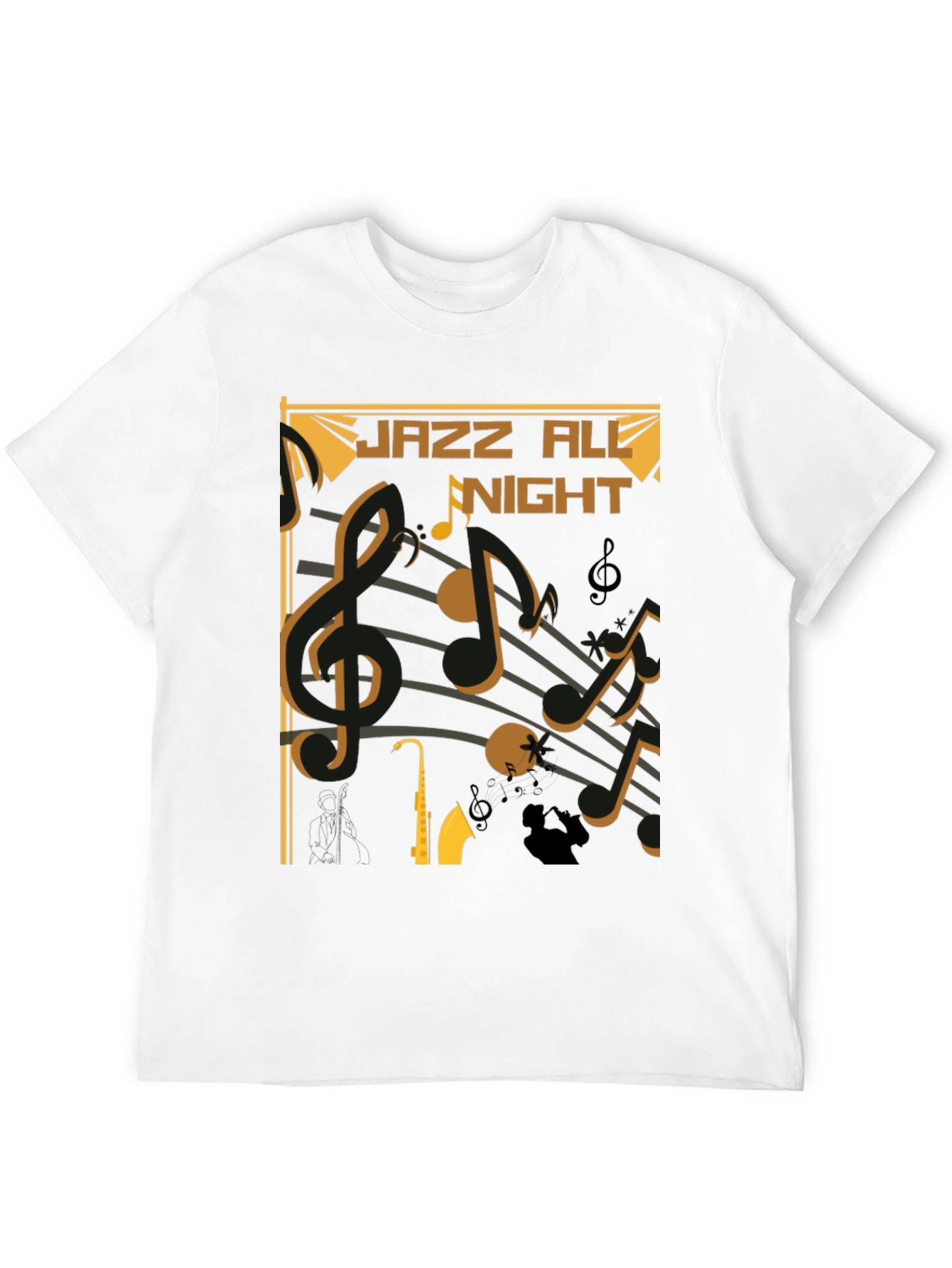 Jazz All Night Graphic T-Shirt