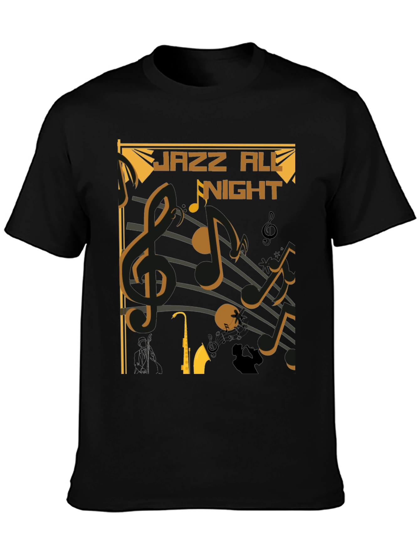 Jazz All Night Graphic T-Shirt