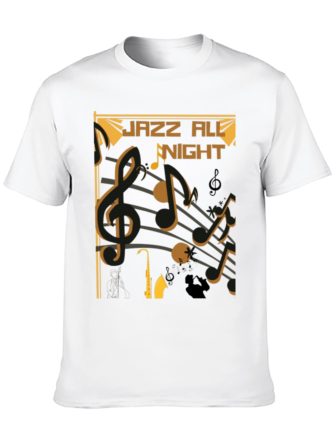 Jazz All Night Graphic T-Shirt