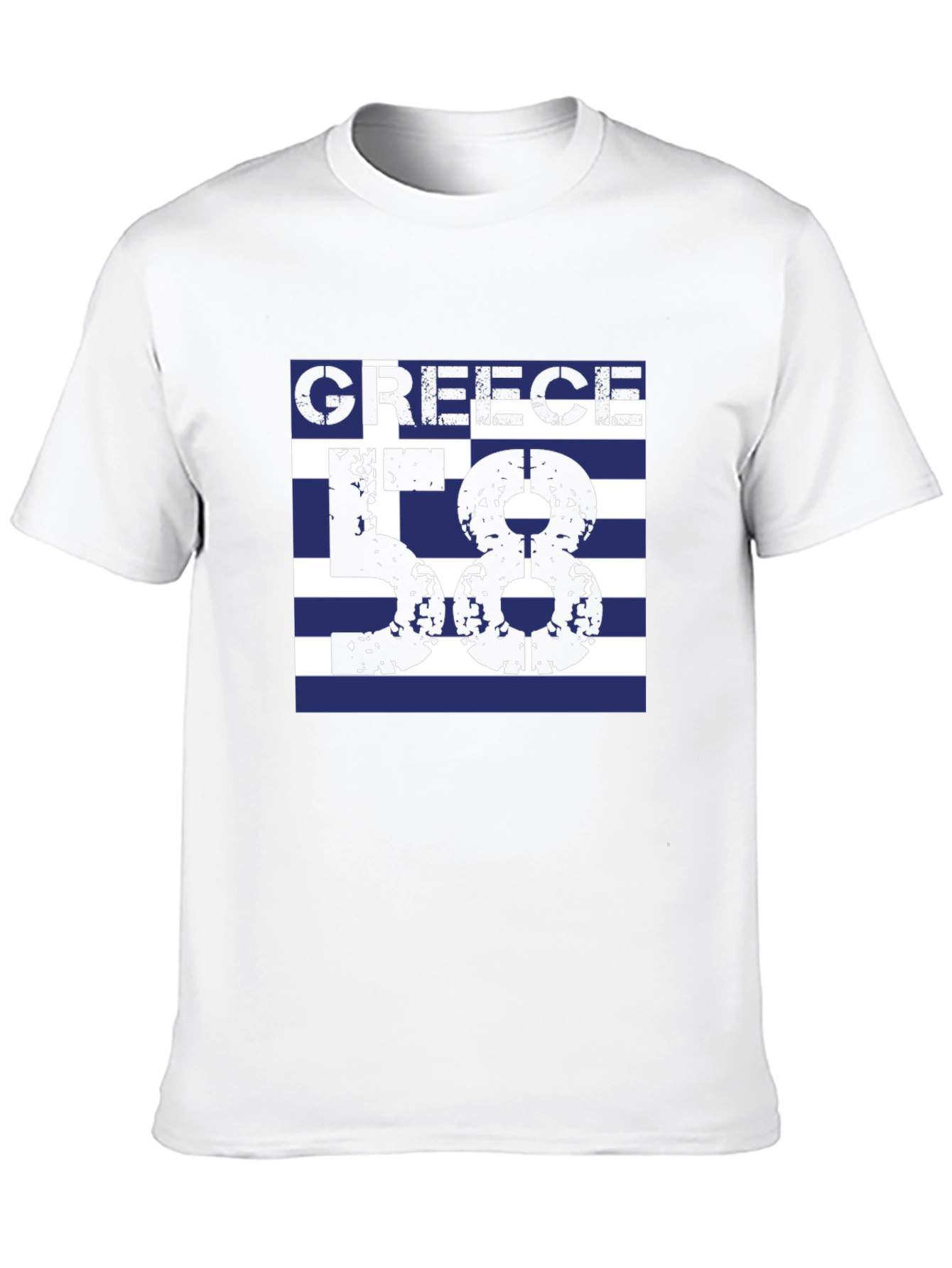 Greece Flag T-Shirt - Number 58