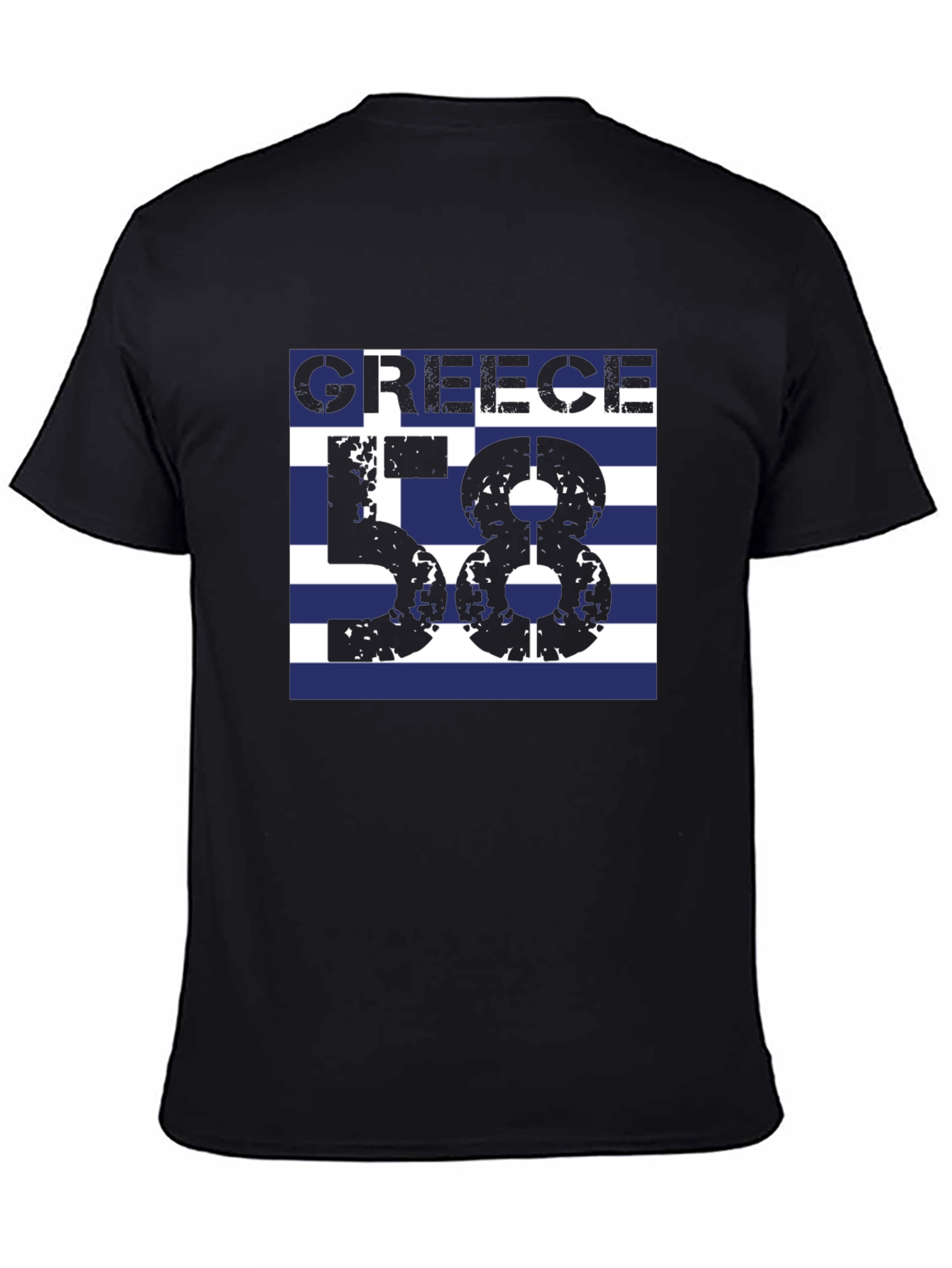 Greece Flag T-Shirt - Number 58