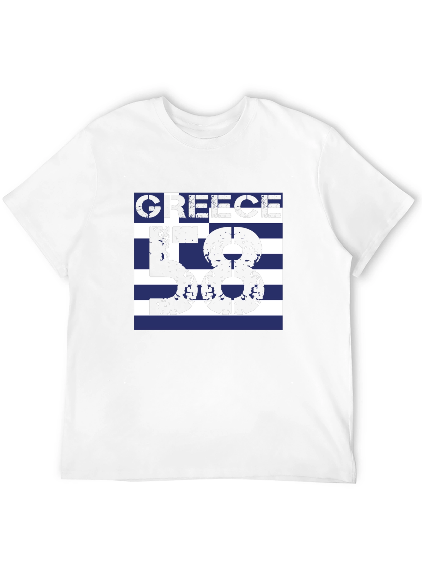 Greece Flag T-Shirt - Number 58