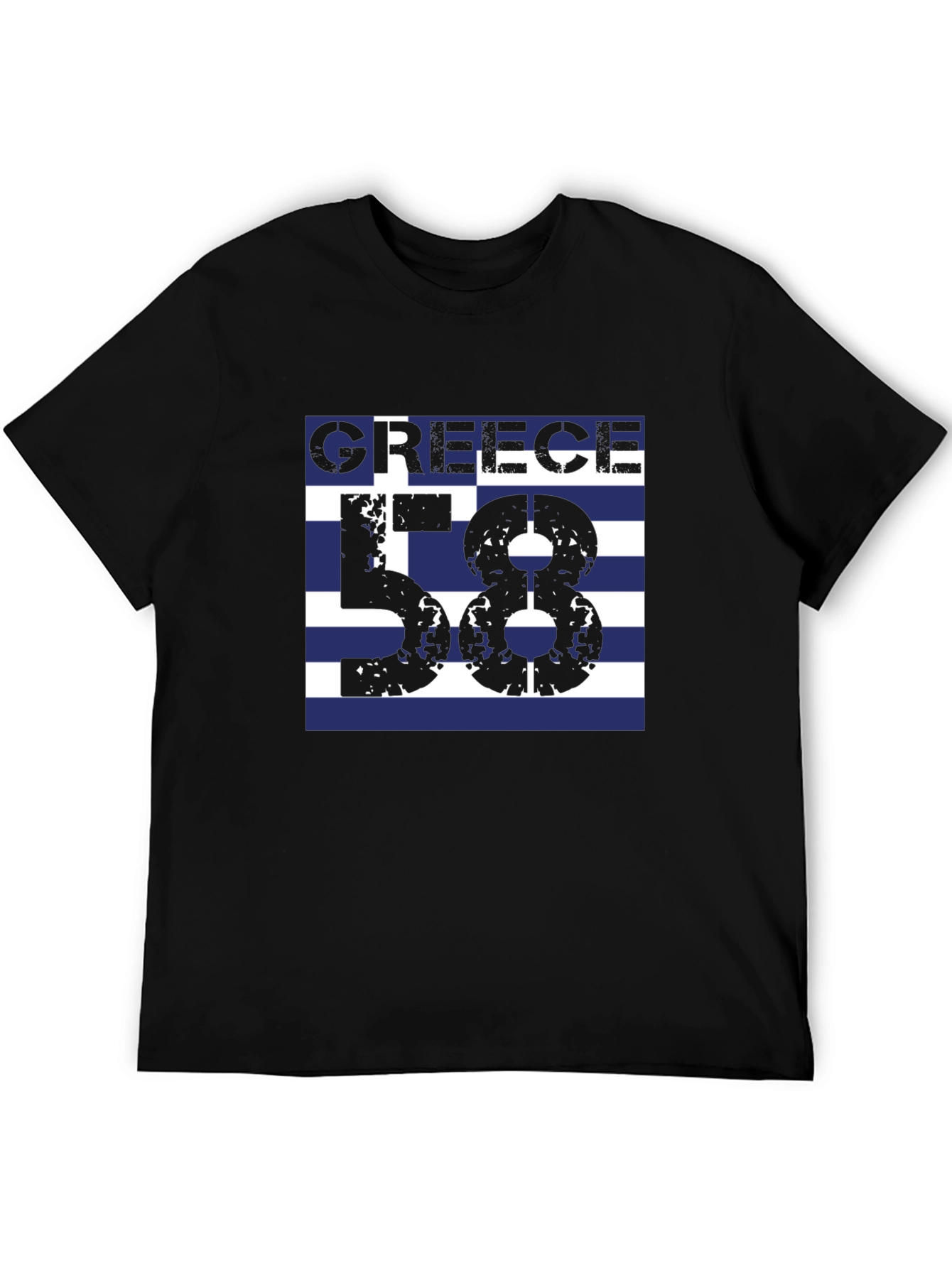 Greece Flag T-Shirt - Number 58