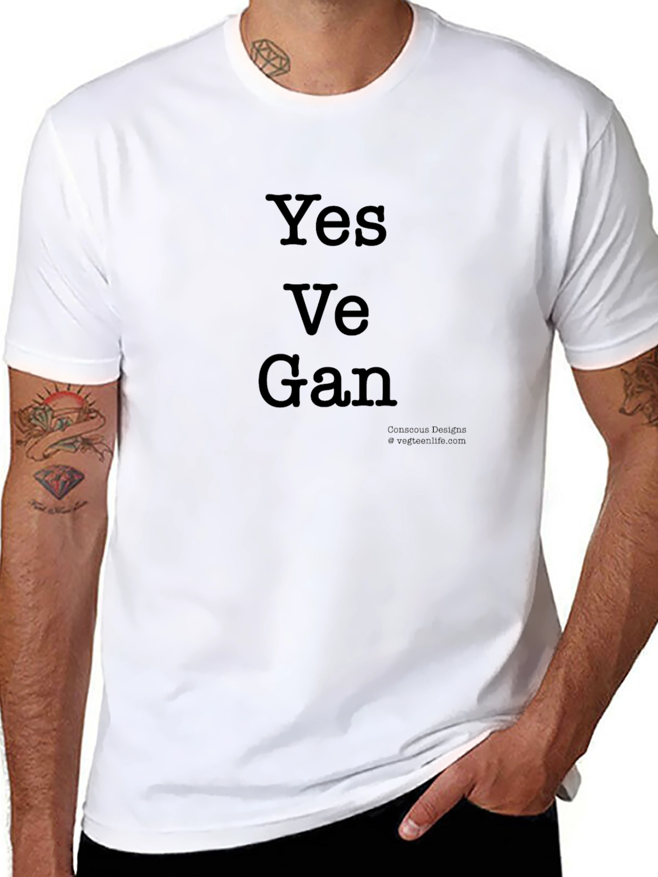 Yes Ve Gan T-Shirt - Vegan Lifestyle Apparel