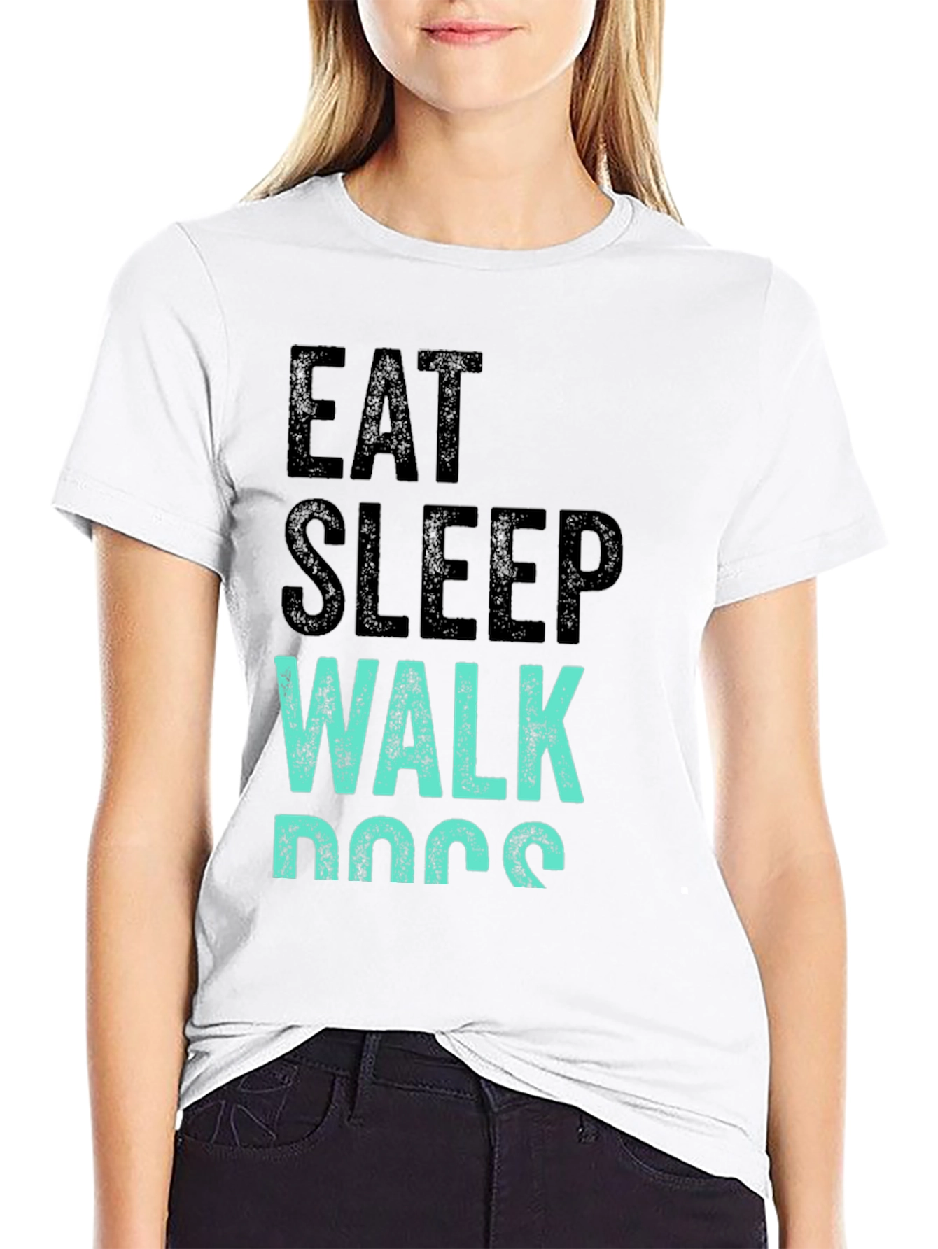 Eat Sleep Walk Dogs Graphic Tee