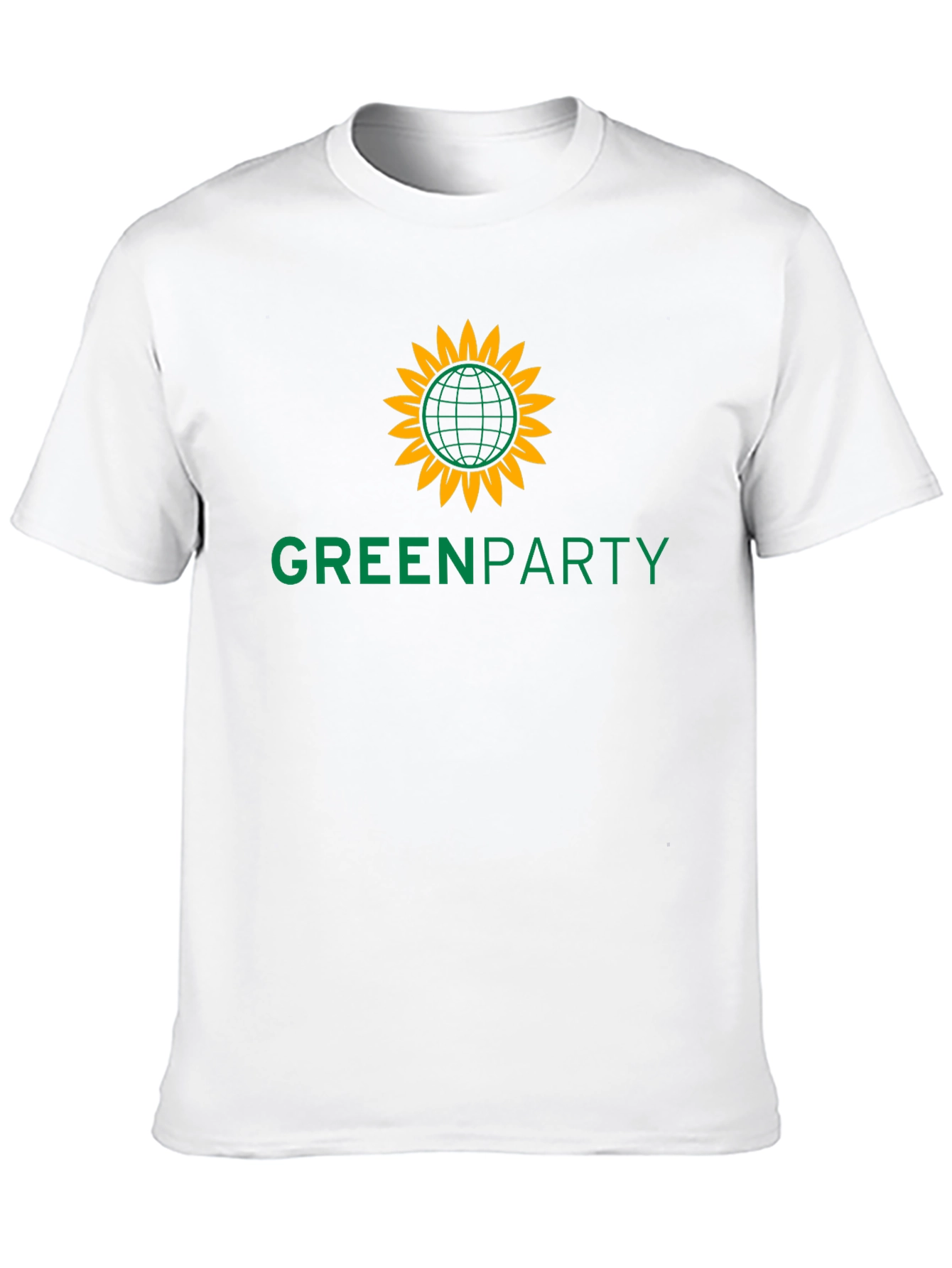 Green Party Graphic T-Shirt - Organic Cotton Blend