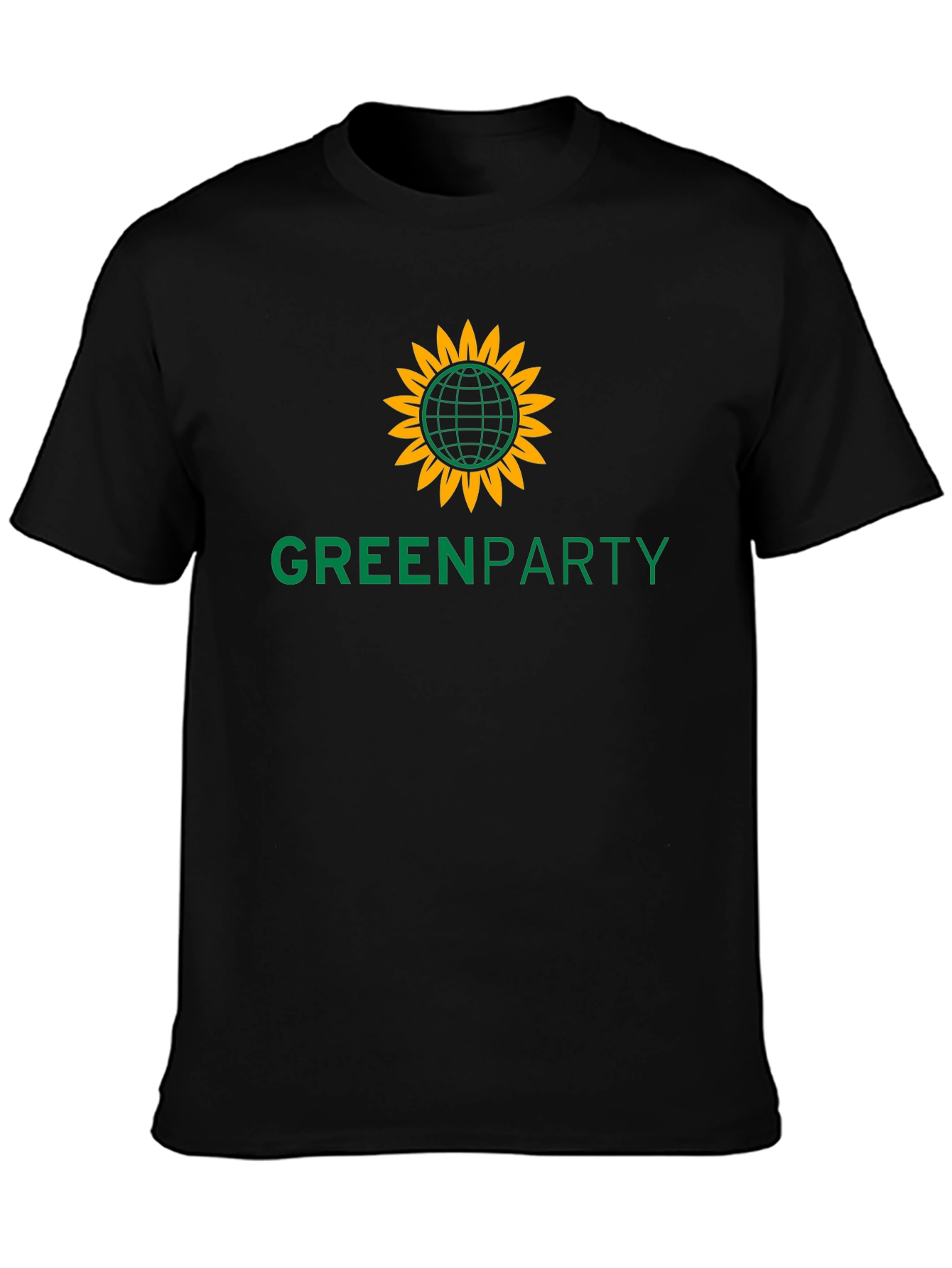 Green Party Graphic T-Shirt - Organic Cotton Blend