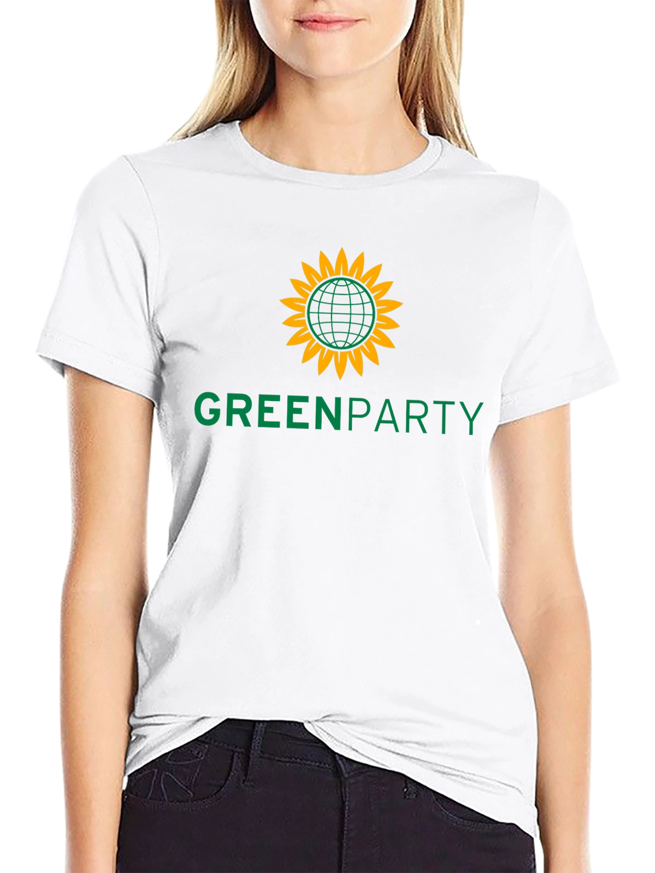 Green Party Graphic T-Shirt - Organic Cotton Blend
